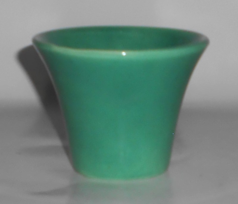 VINTAGE Bauer Pottery 3'' Spanish JADE Flower Pot
