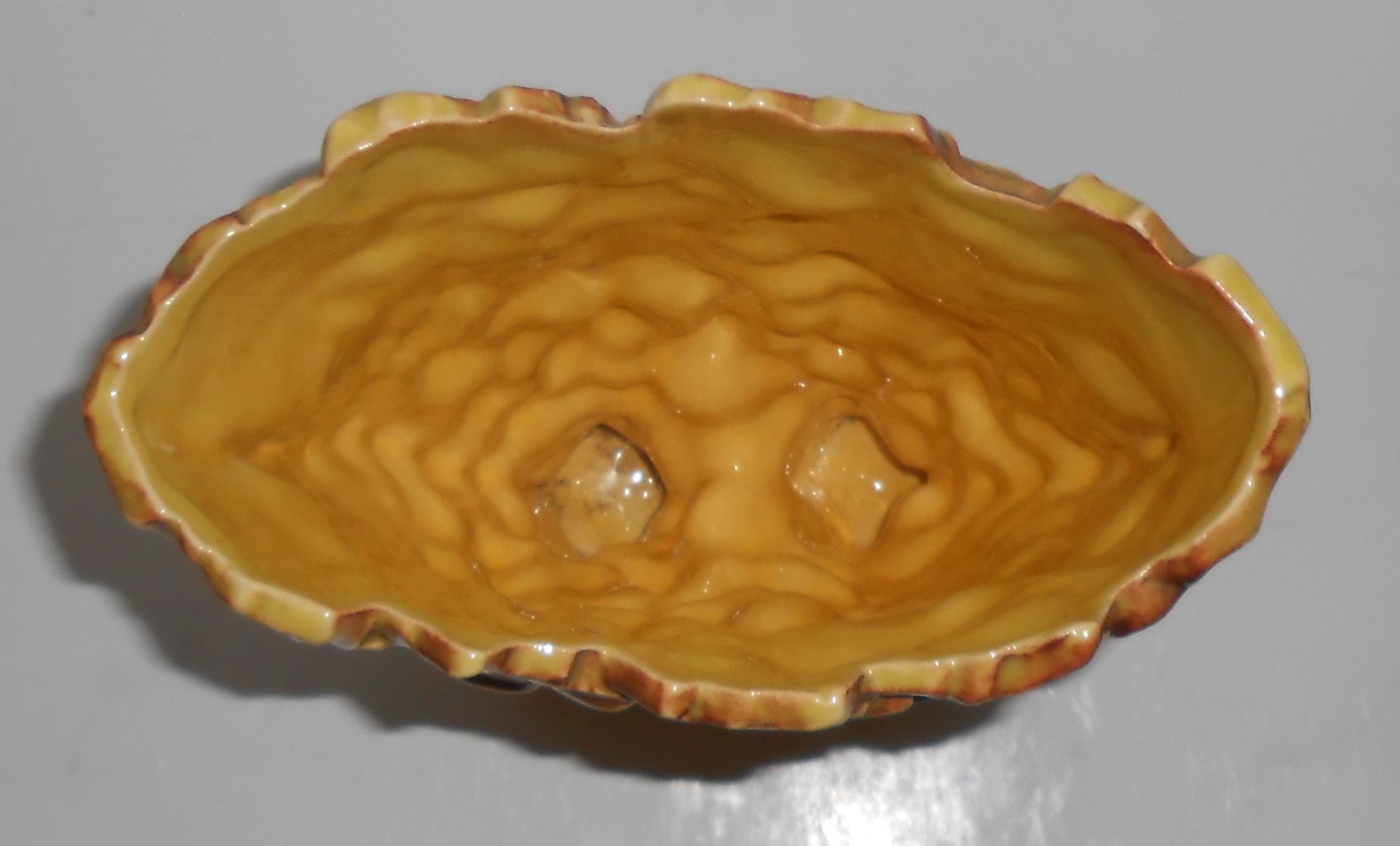 Vintage McCoy Pottery Large Duotone Grape Vase