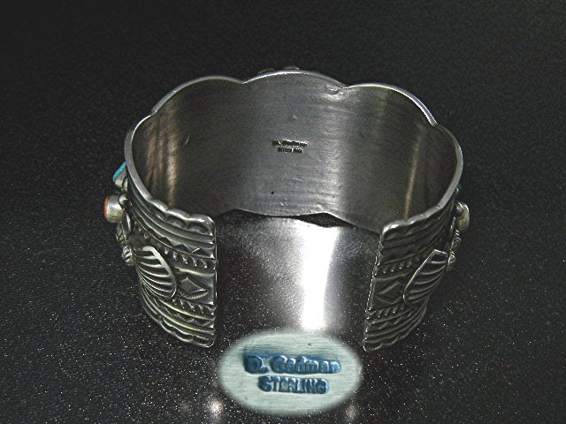 Navajo Sterling Silver Turquoise Spiny Oyster A.Cadman
