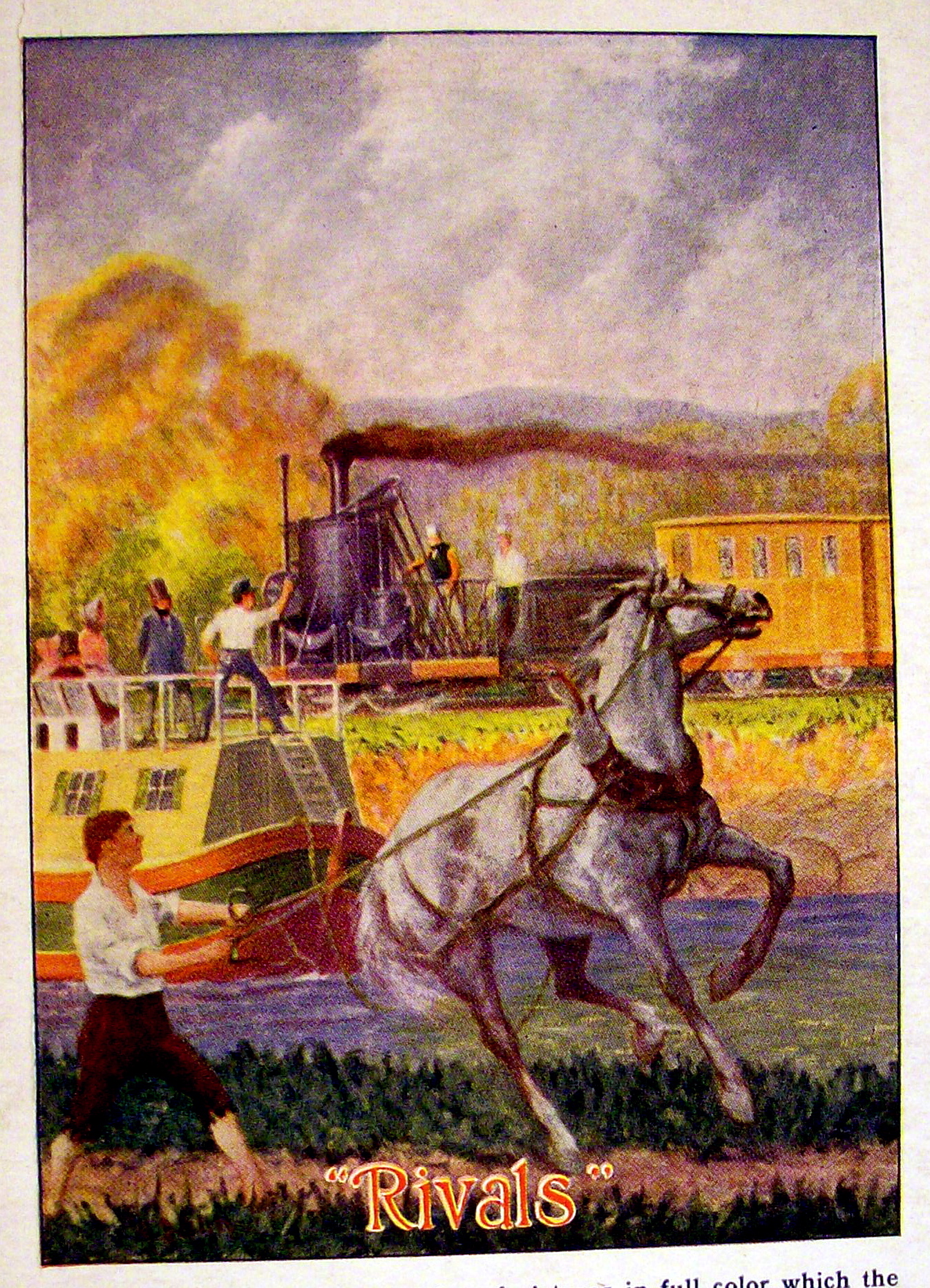 Rivals Postcard By Herbert D. Stitt