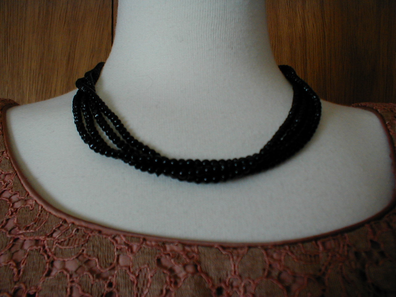 Four Beaded Necklace