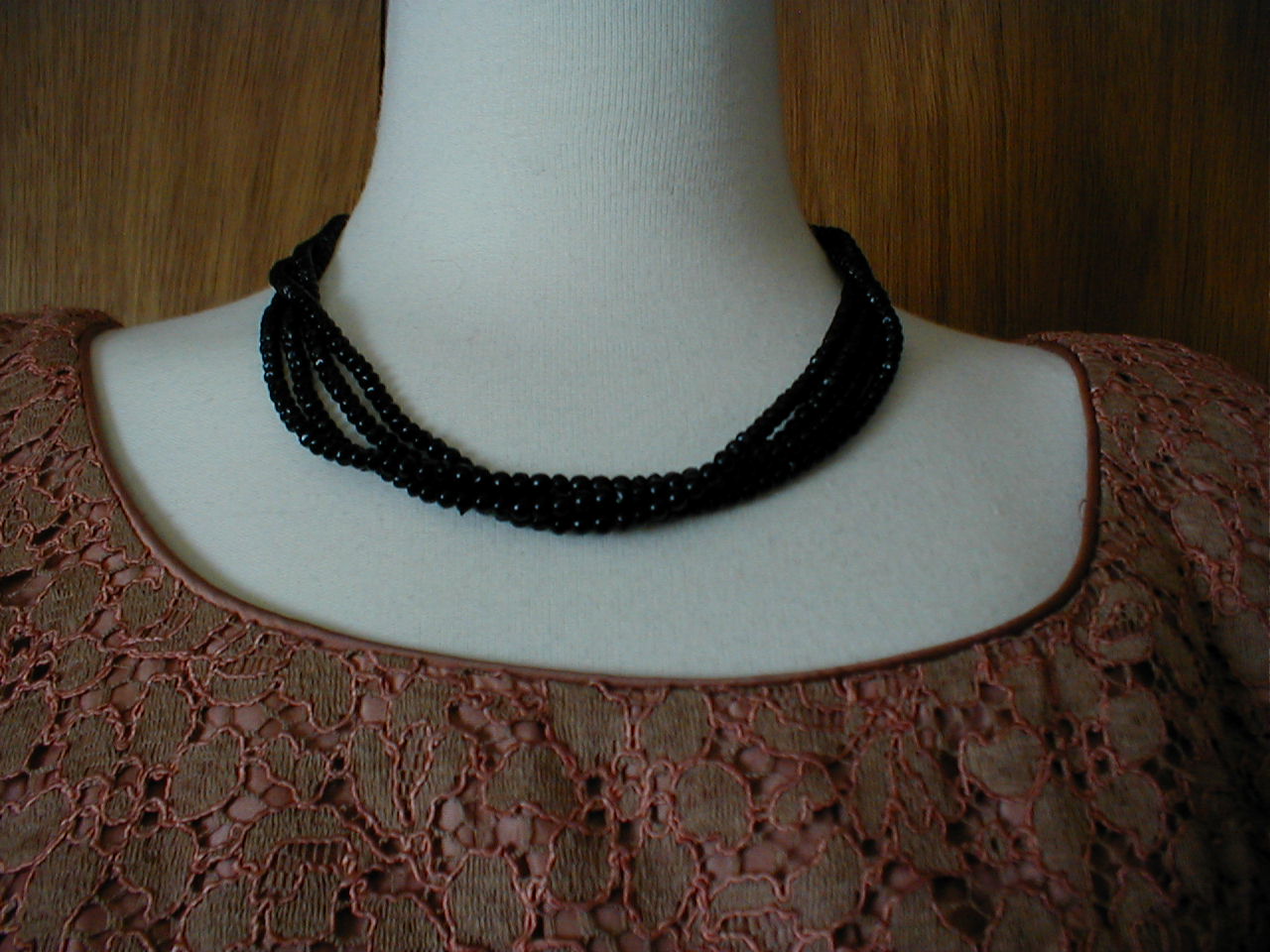 Four Beaded Necklace