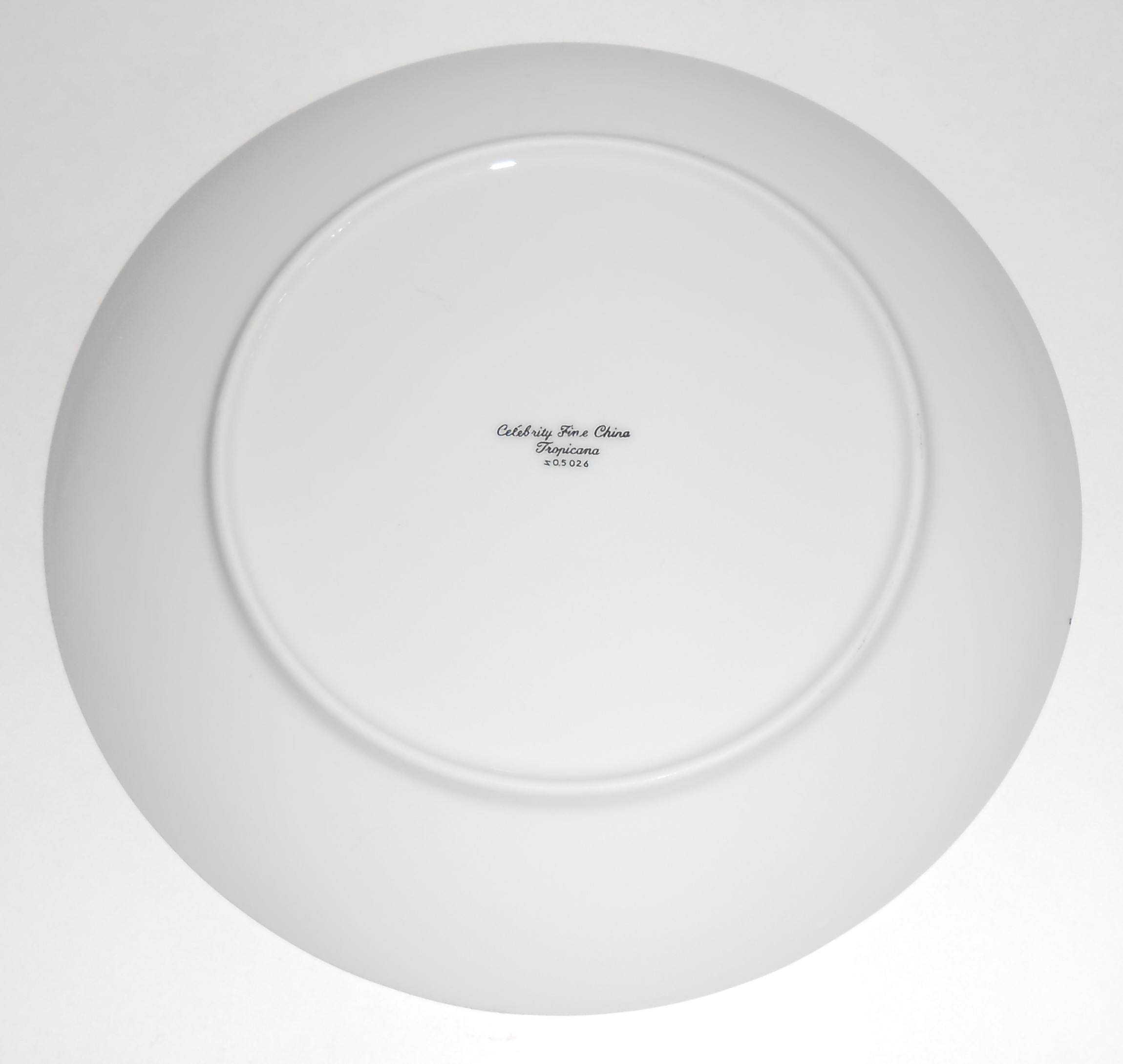 Celebrity Fine China Japan Tropicana Bread Plate!