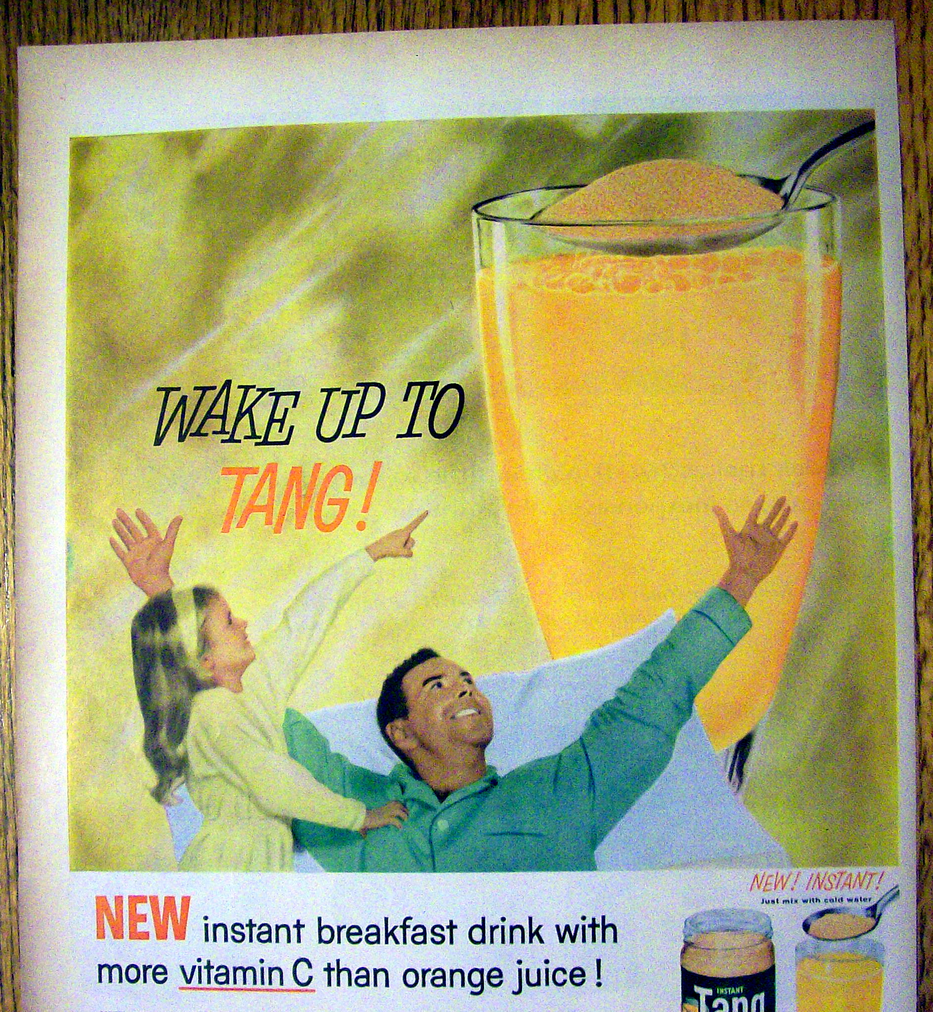 1959 Instant Tang with Man & Little Girl