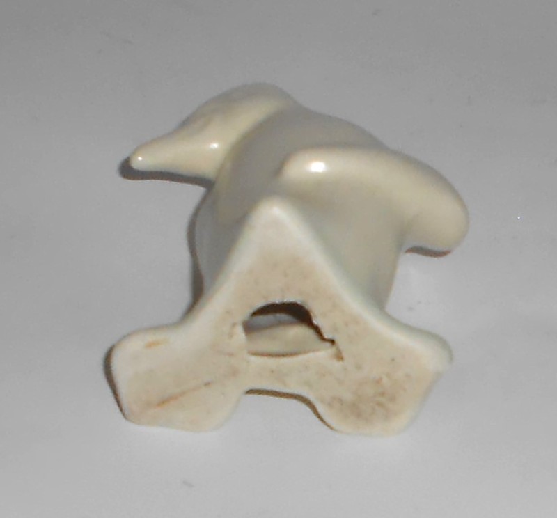 VINTAGE American Pottery Satin White Penguin Figurine
