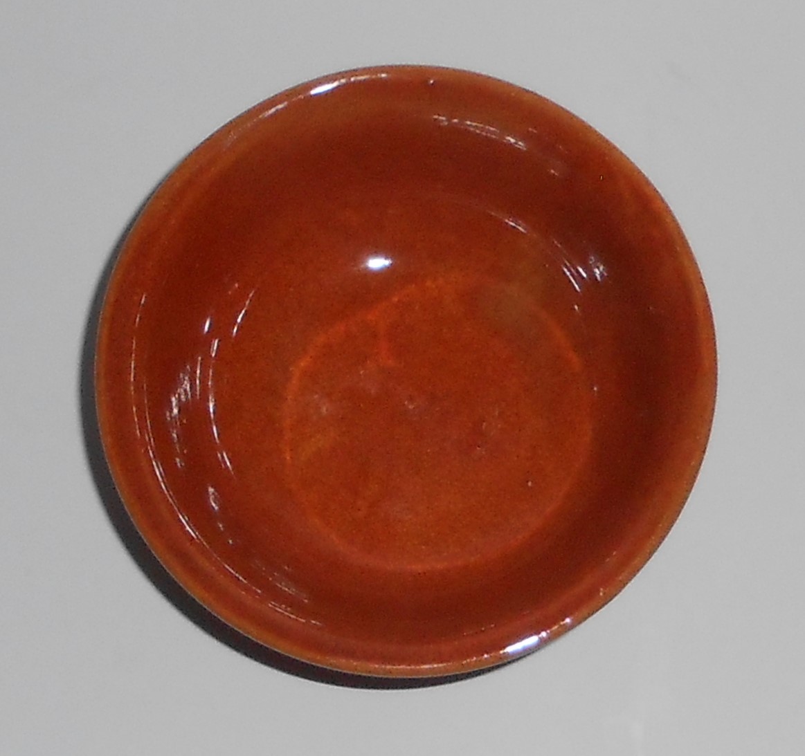 VINTAGE Bauer Pottery Ring Ware Red/Brown Nut Cup