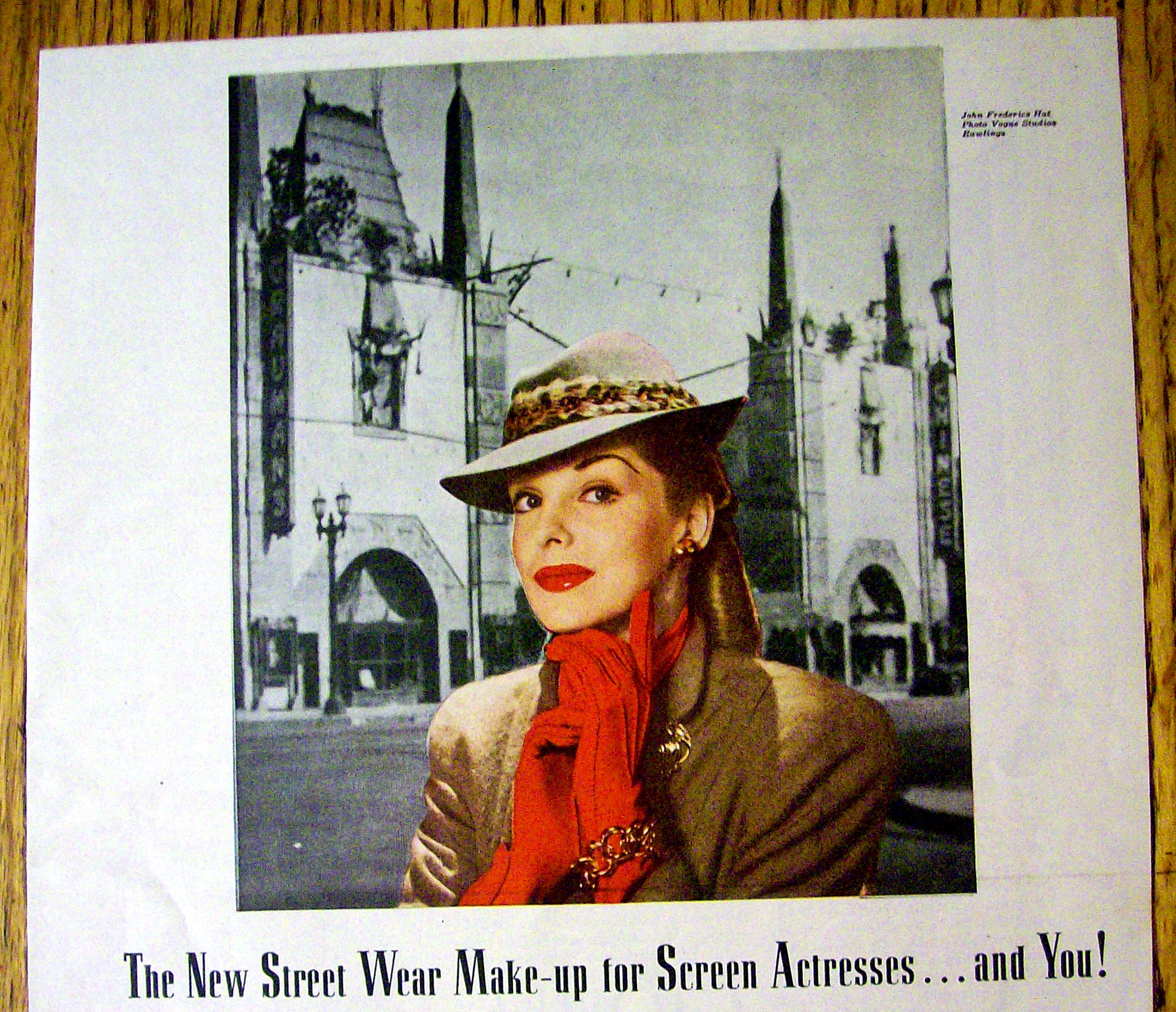 1944 Cinema Make Up with Lovely Woman