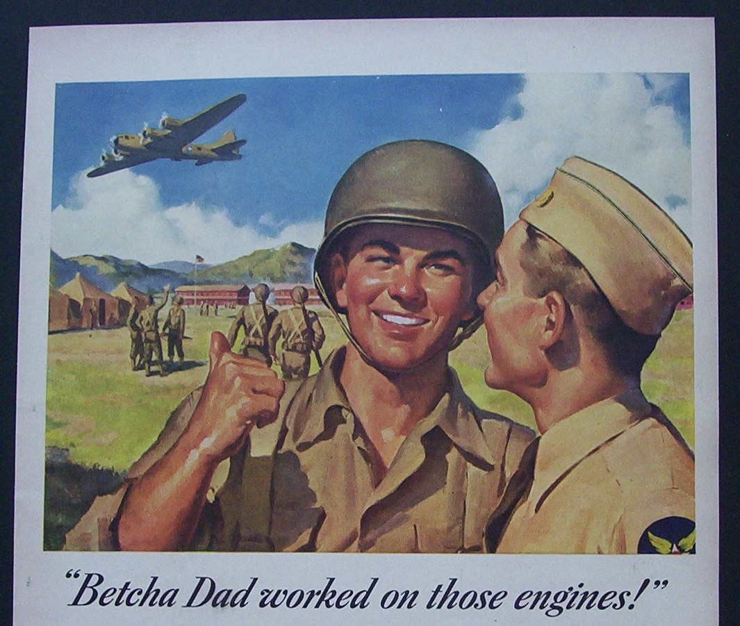 1943 Studebaker with Soldiers Standing & Talking