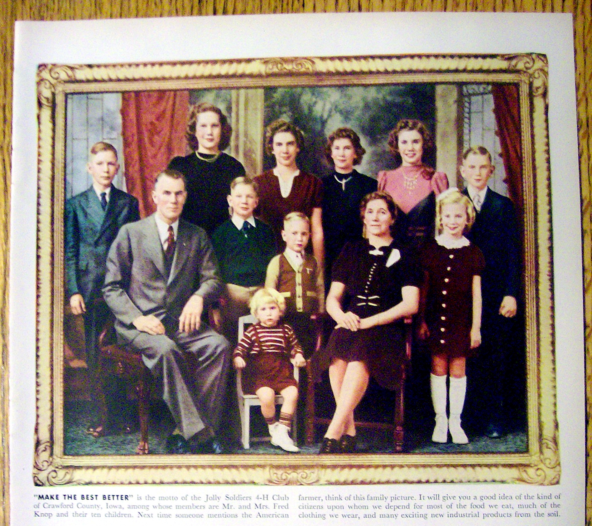 1947 General Mills with the Knop Family