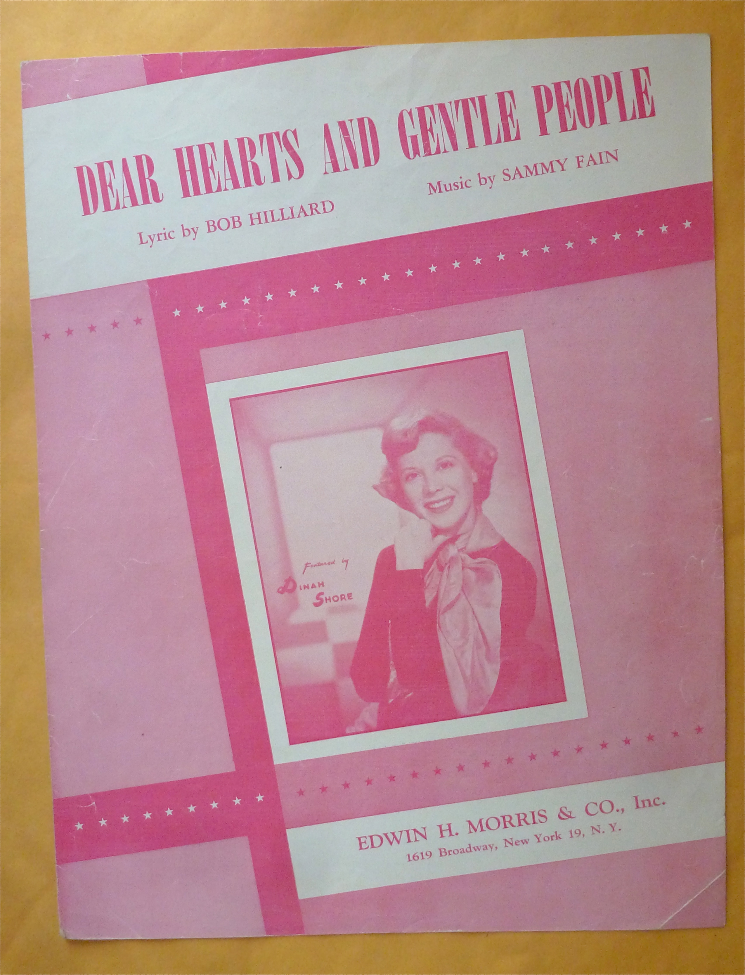 Sheet Music For 1949 Dear Hearts & Gentle People