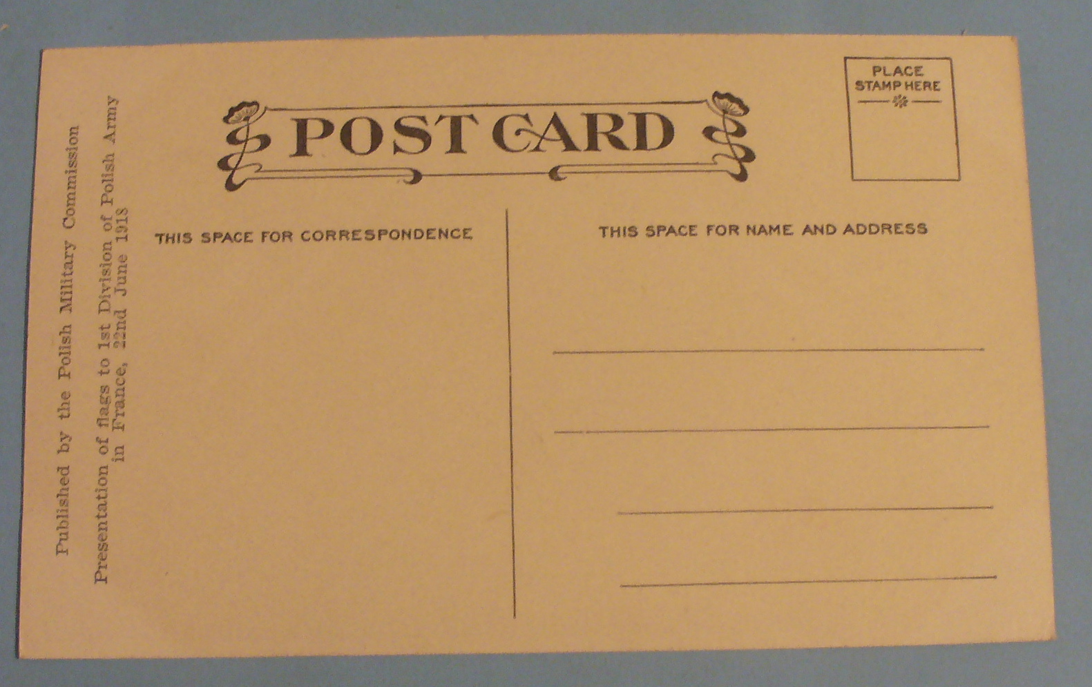 The Review Of The Troops Postcard (Polish Army)