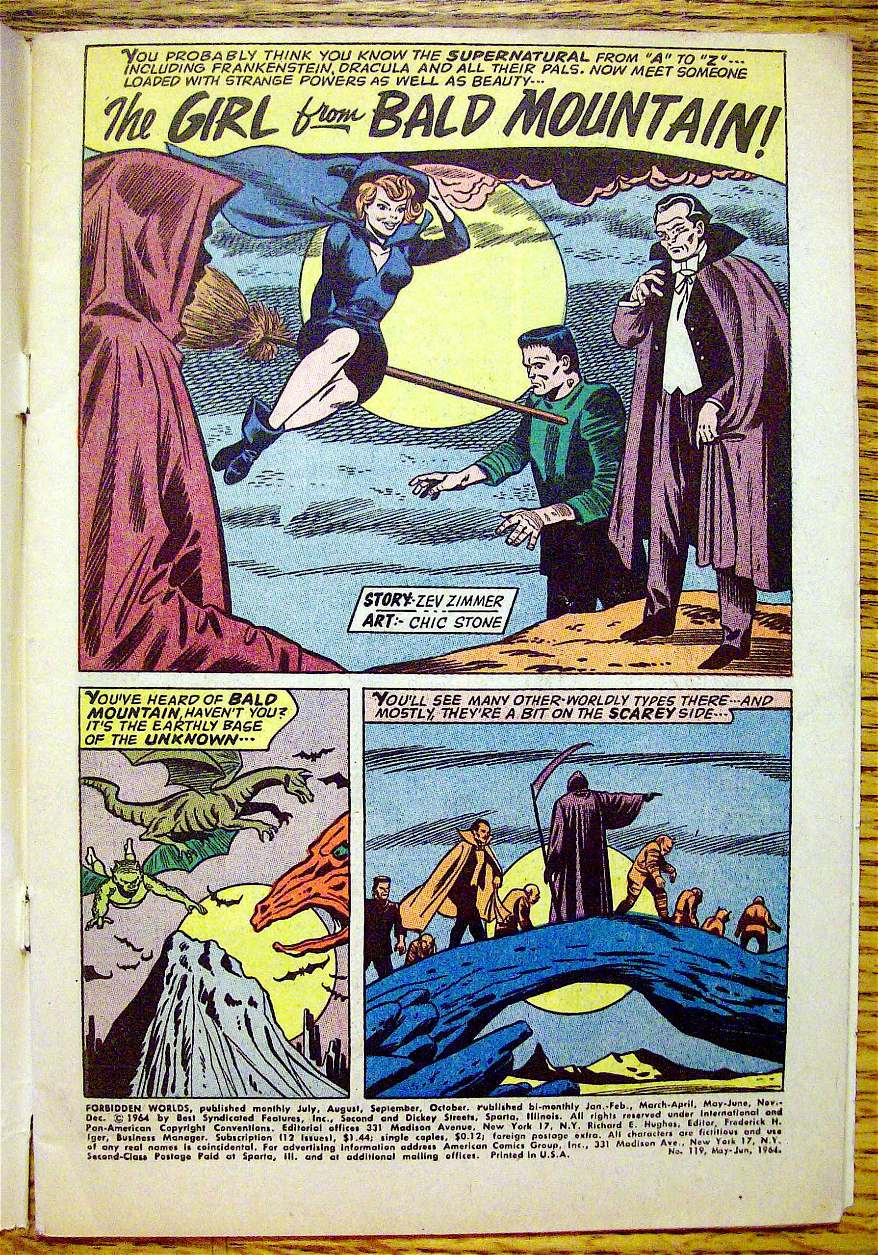 Forbidden Worlds Comic #119 May-June 1964