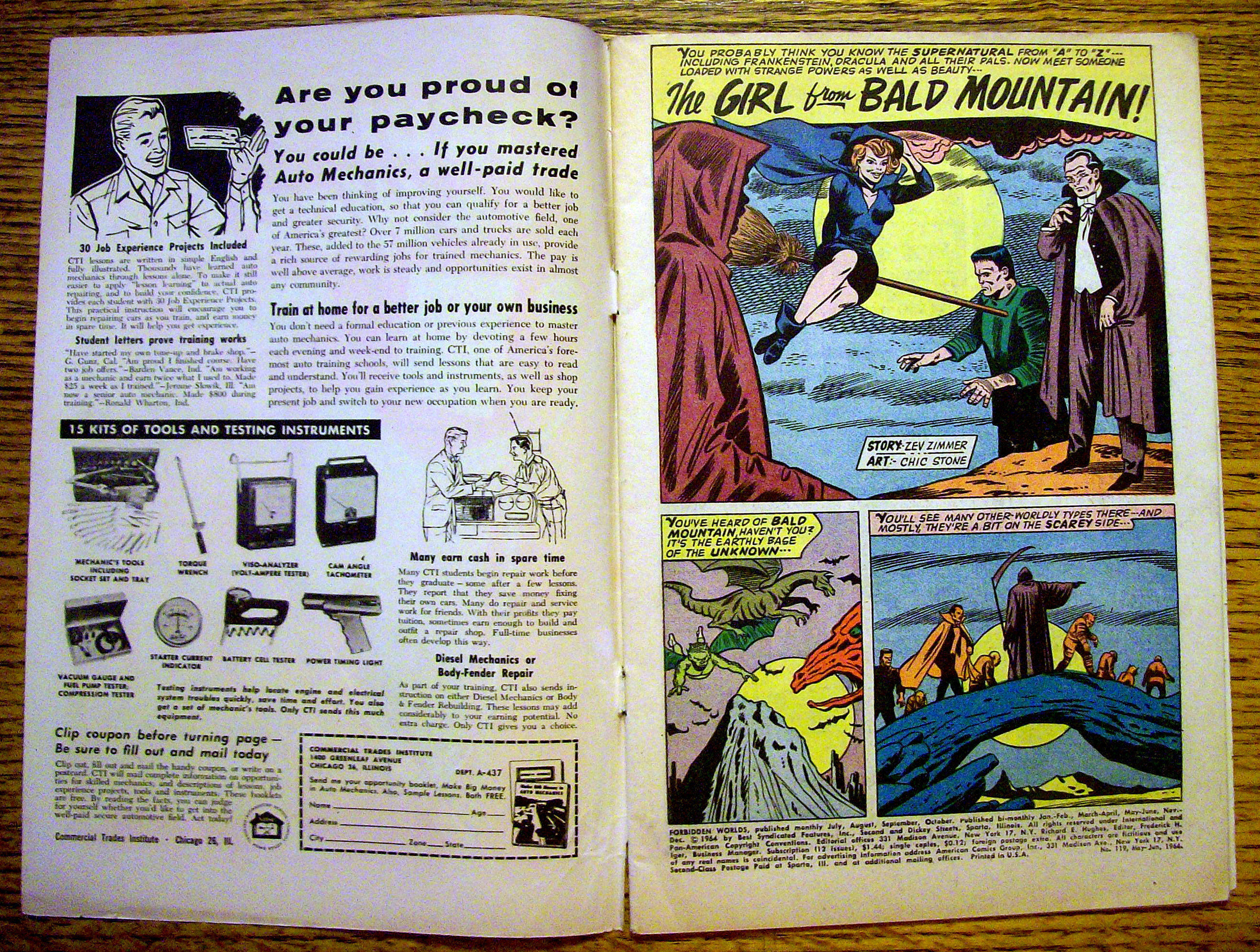 Forbidden Worlds Comic #119 May-June 1964