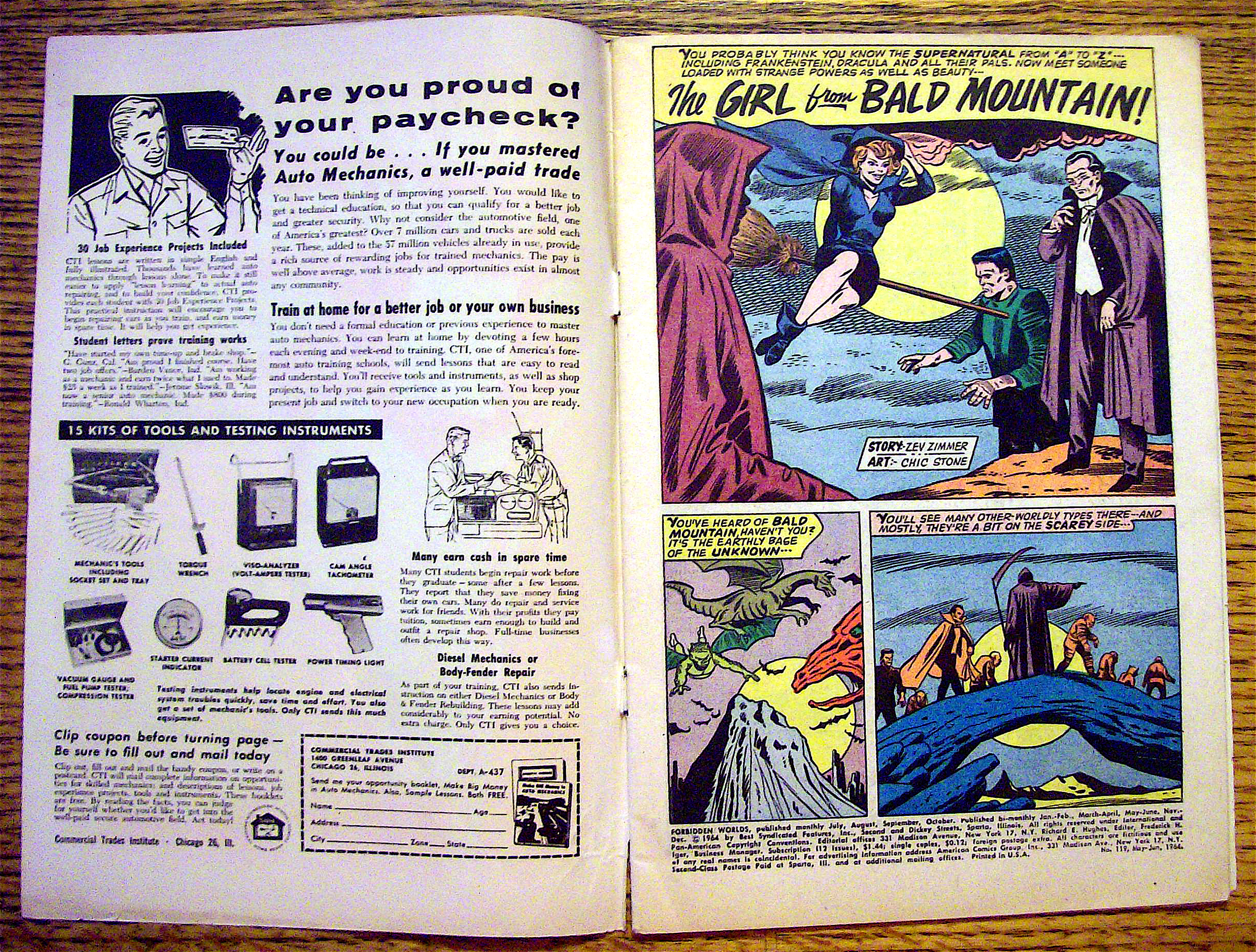 Forbidden Worlds Comic #119 May-June 1964