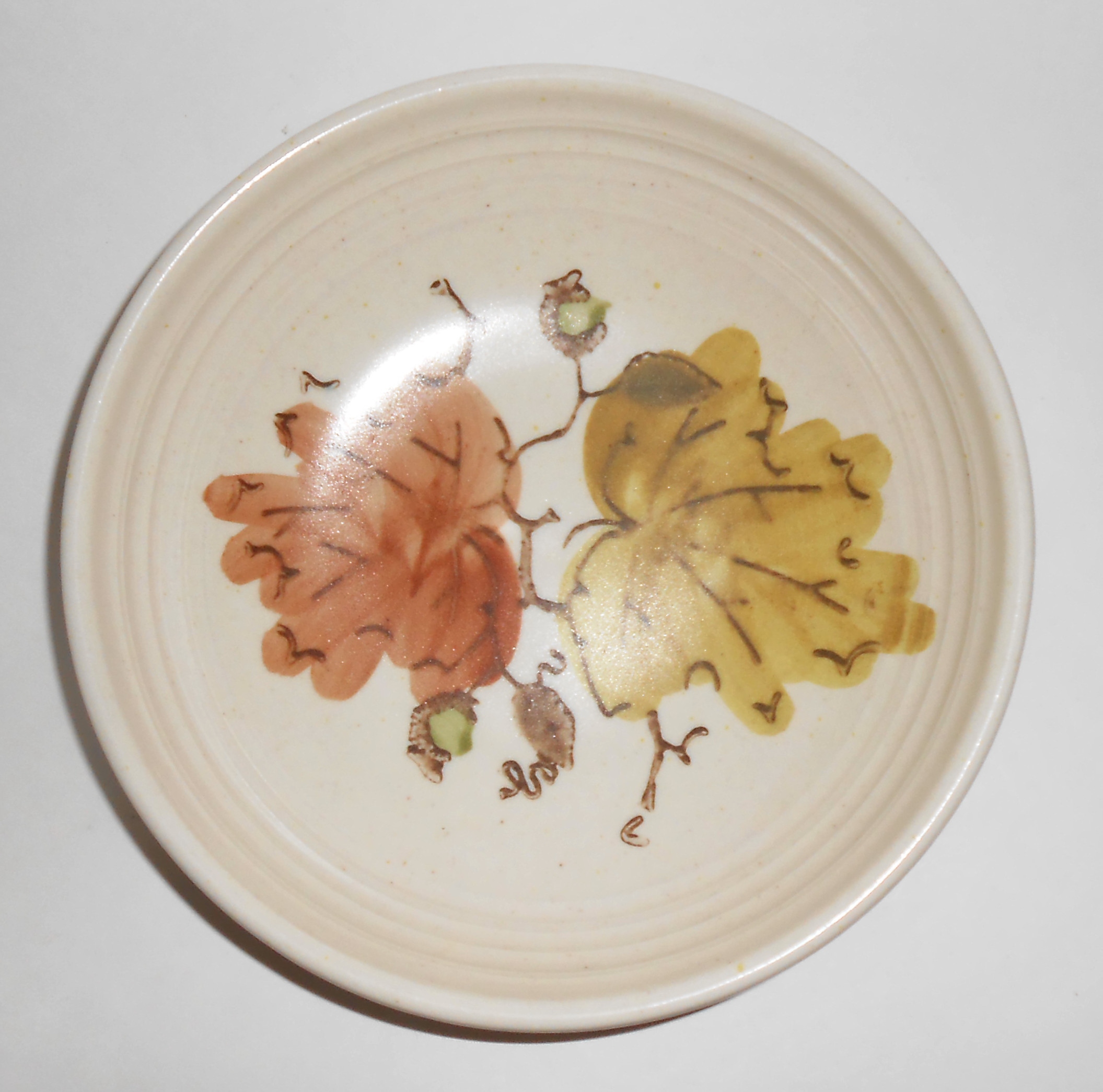 Metlox Pottery Woodland Gold Soup Bowl! MINT