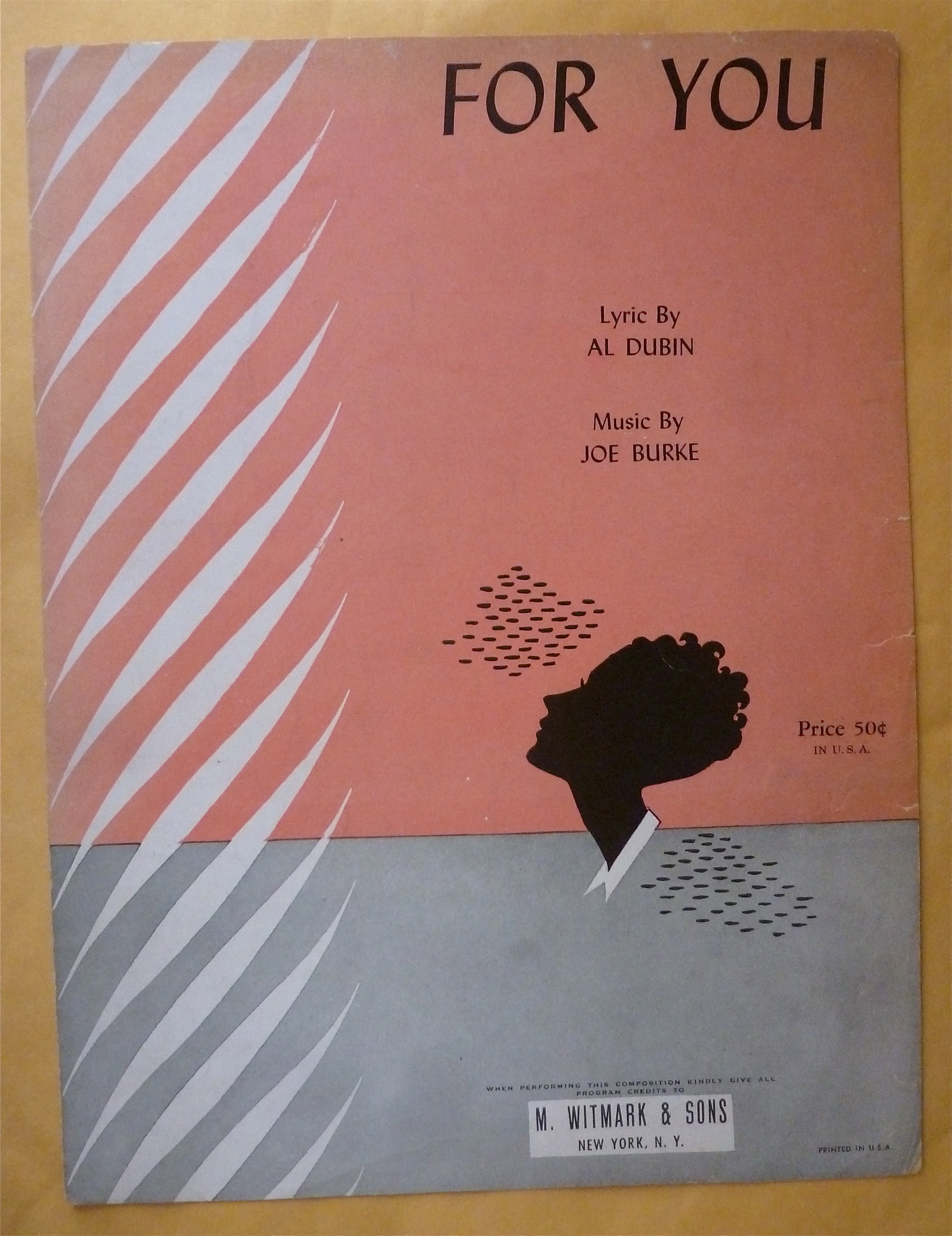 Sheet Music For 1930 For You