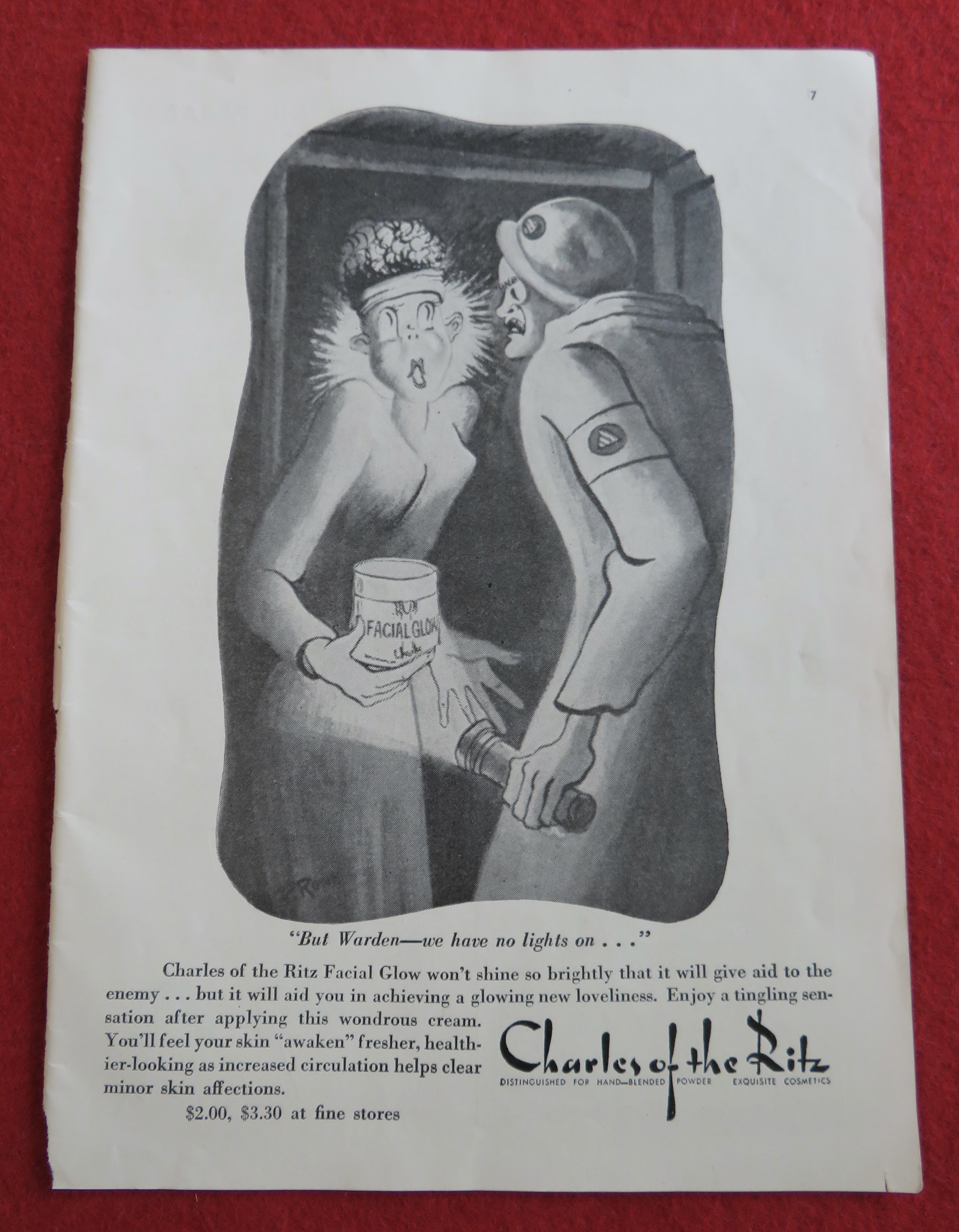 1944 Charles Of The Ritz Facial Glow with Woman & Man
