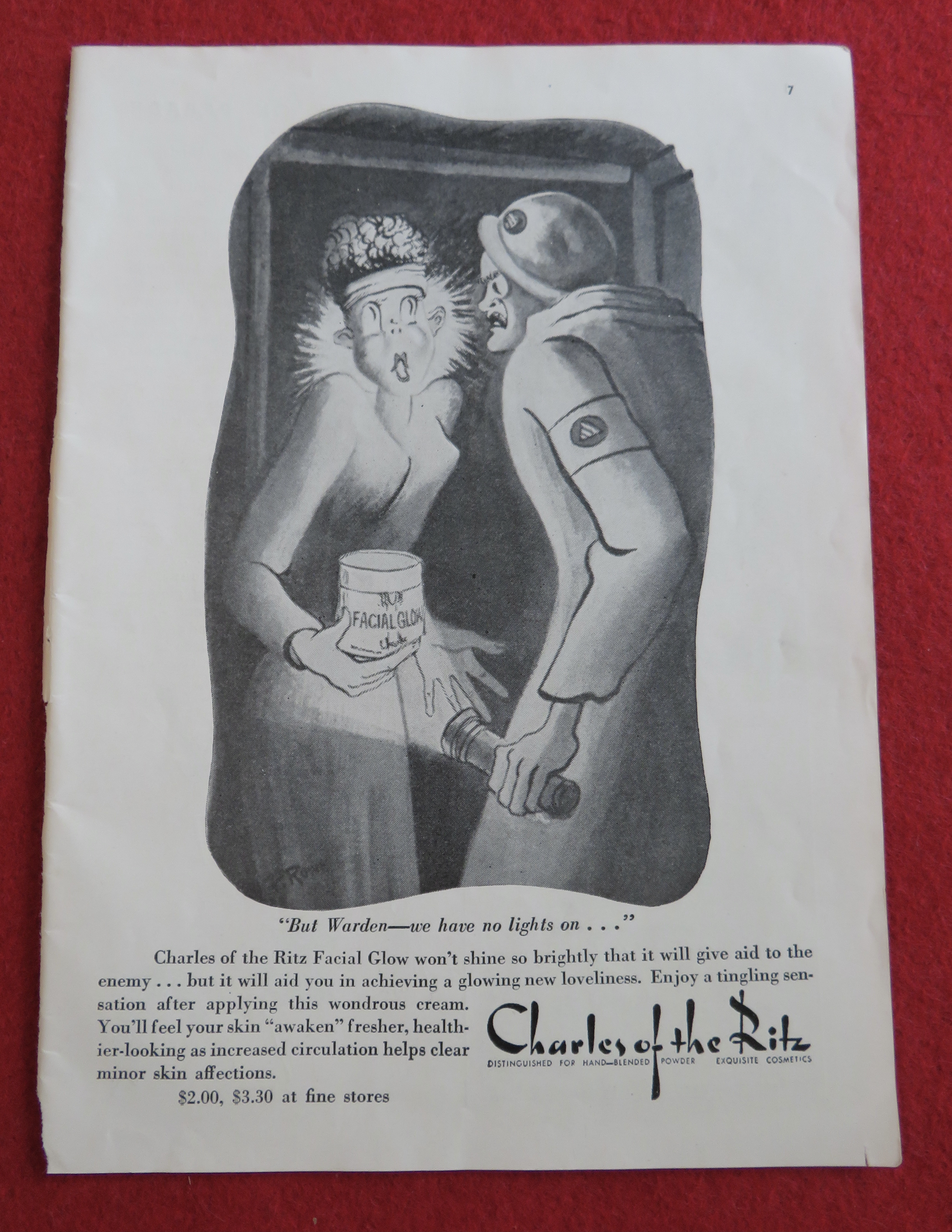 1944 Charles Of The Ritz Facial Glow with Woman & Man