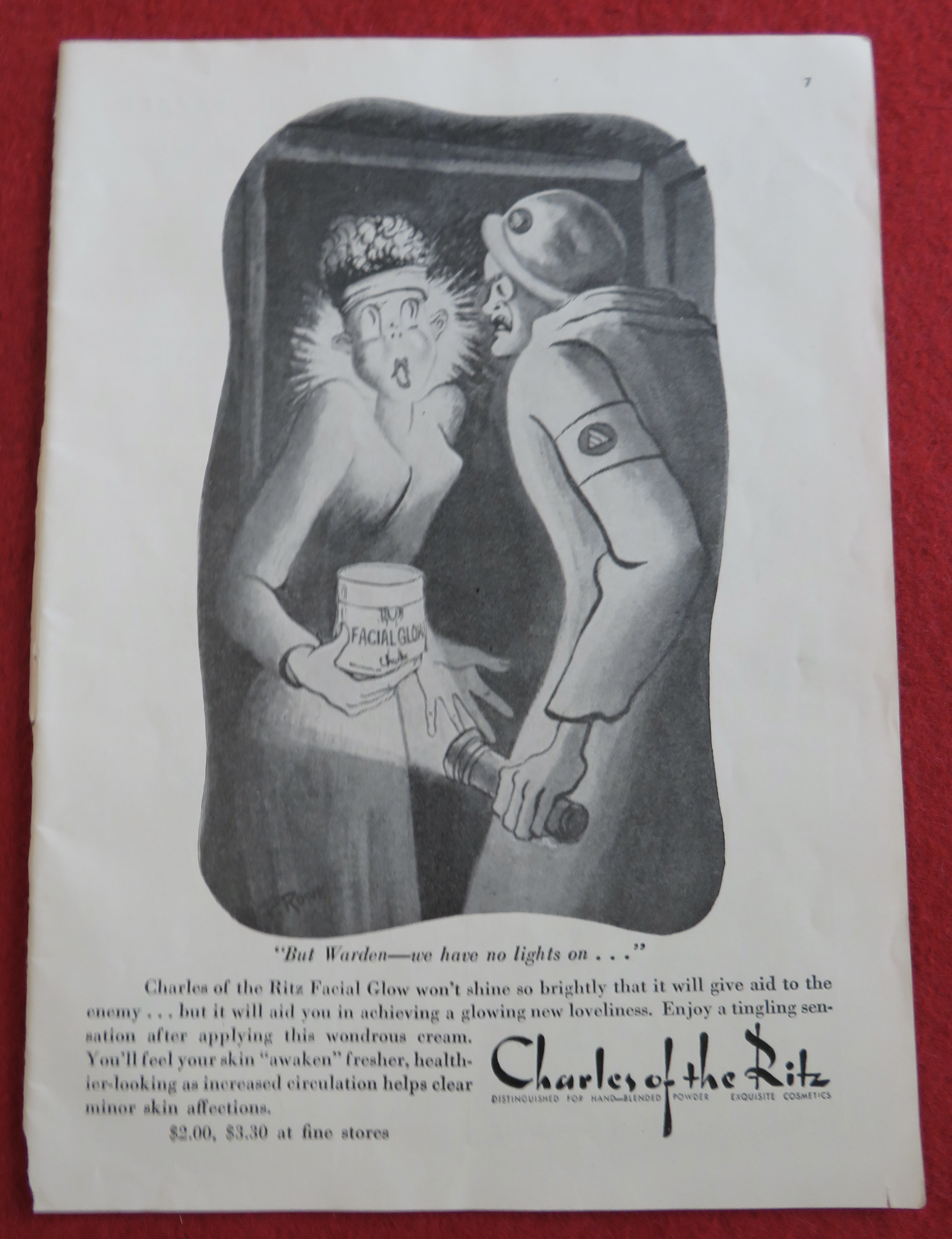 1944 Charles Of The Ritz Facial Glow with Woman & Man
