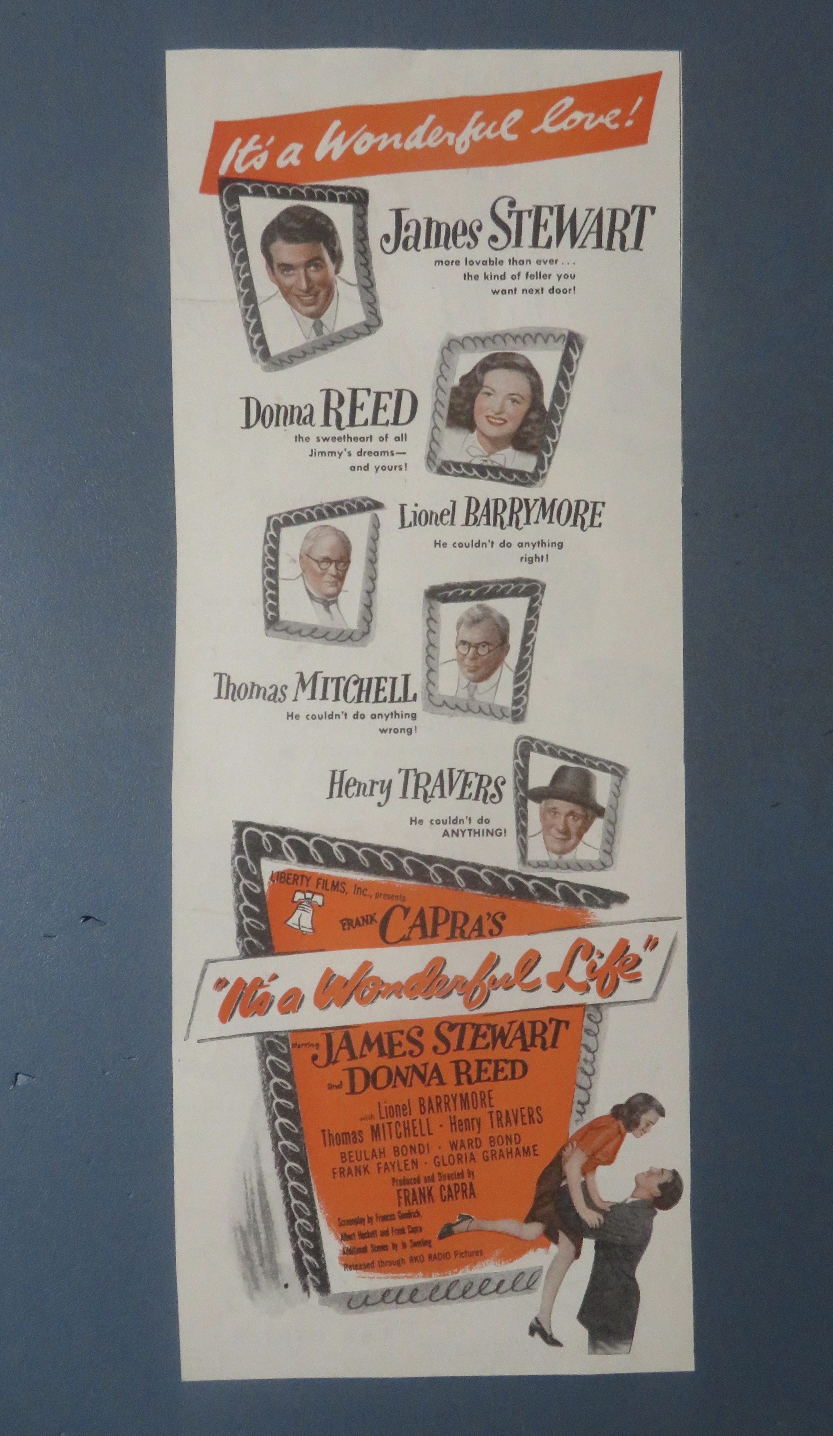 1946 It's A Wonderful Life with Stewart, Reed & Travers