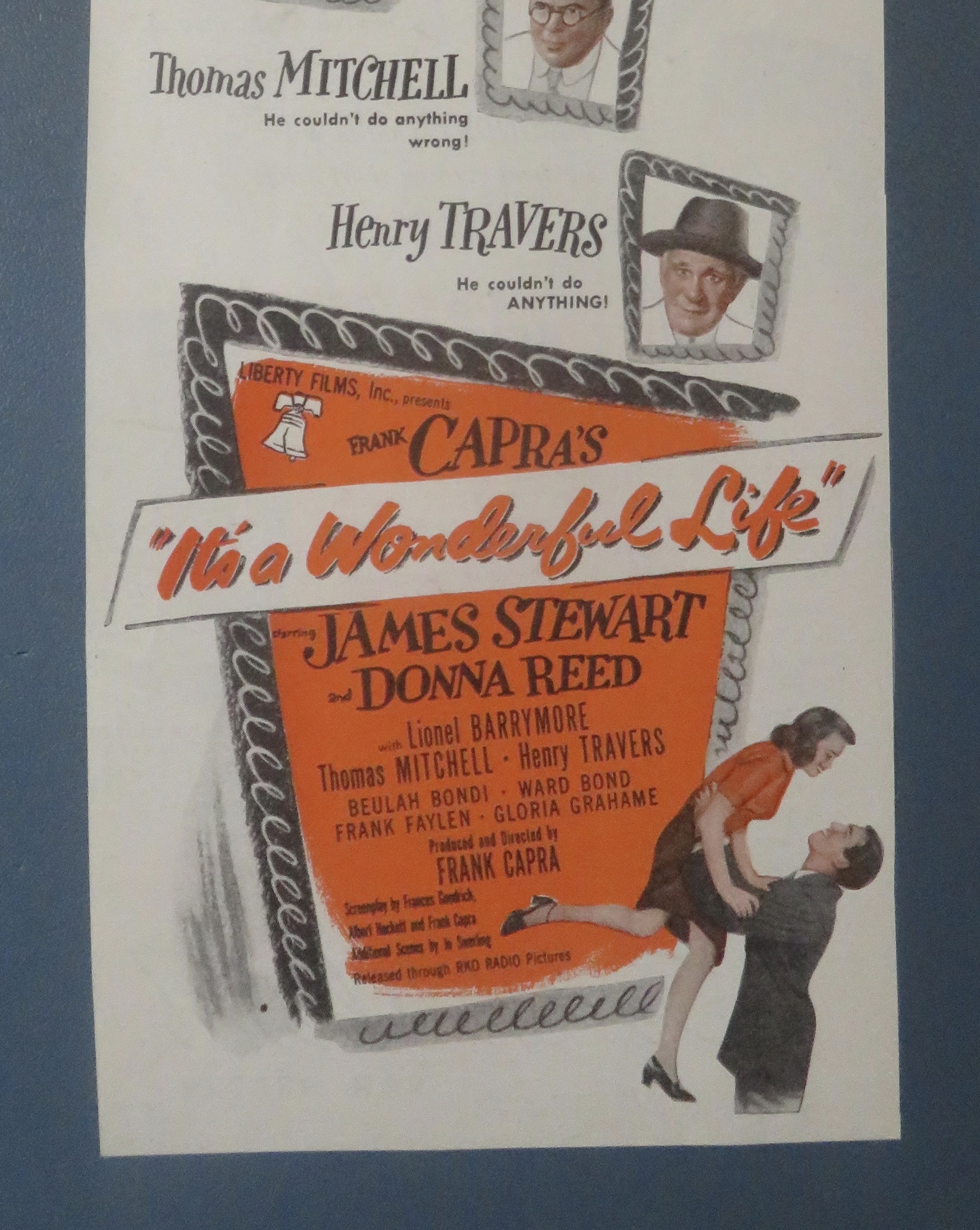 1946 It's A Wonderful Life with Stewart, Reed & Travers