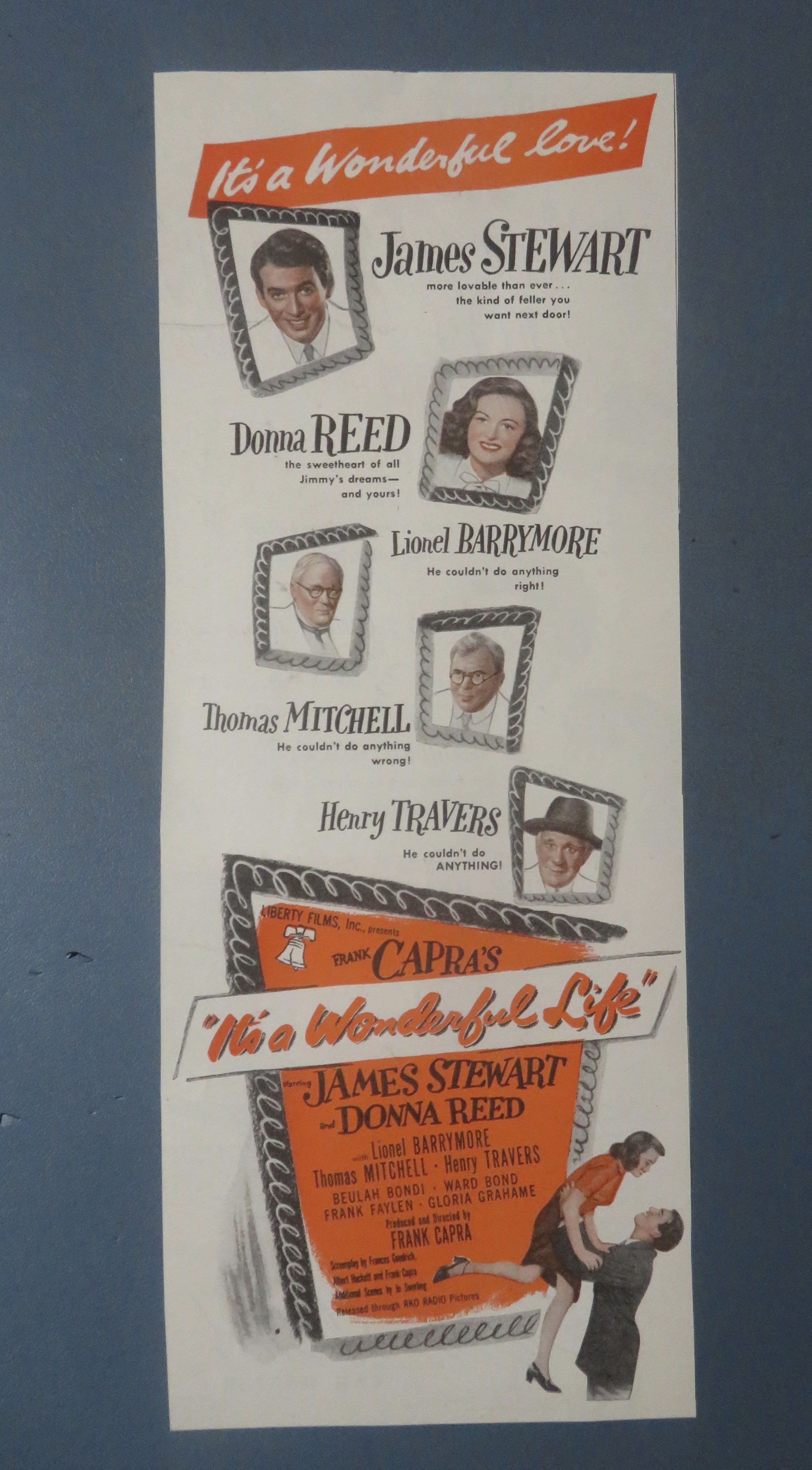 1946 It's A Wonderful Life with Stewart, Reed & Travers