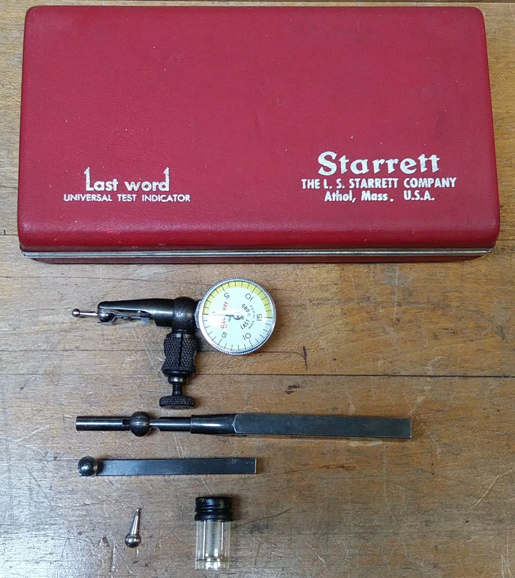 Starrett Last Word Dial Test Indicator No. 711 Set