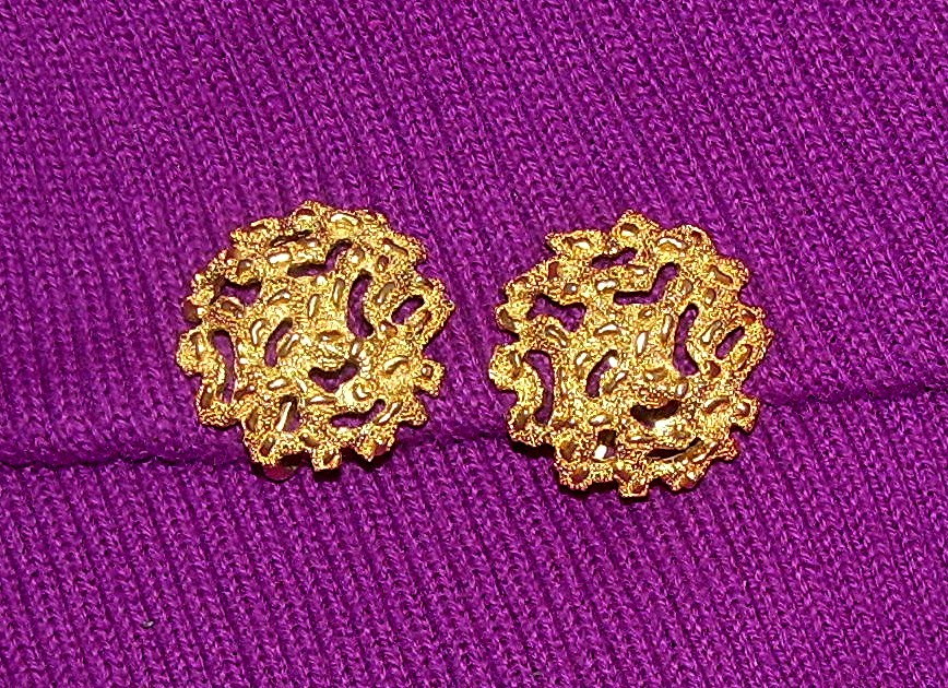Older TRIFARI Clip Earrings.