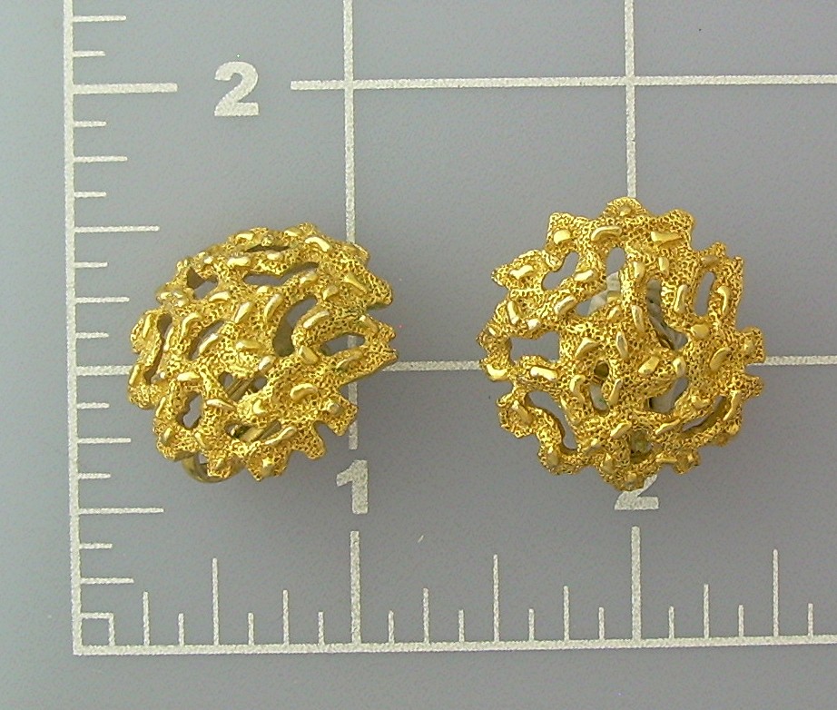 Older TRIFARI Clip Earrings.