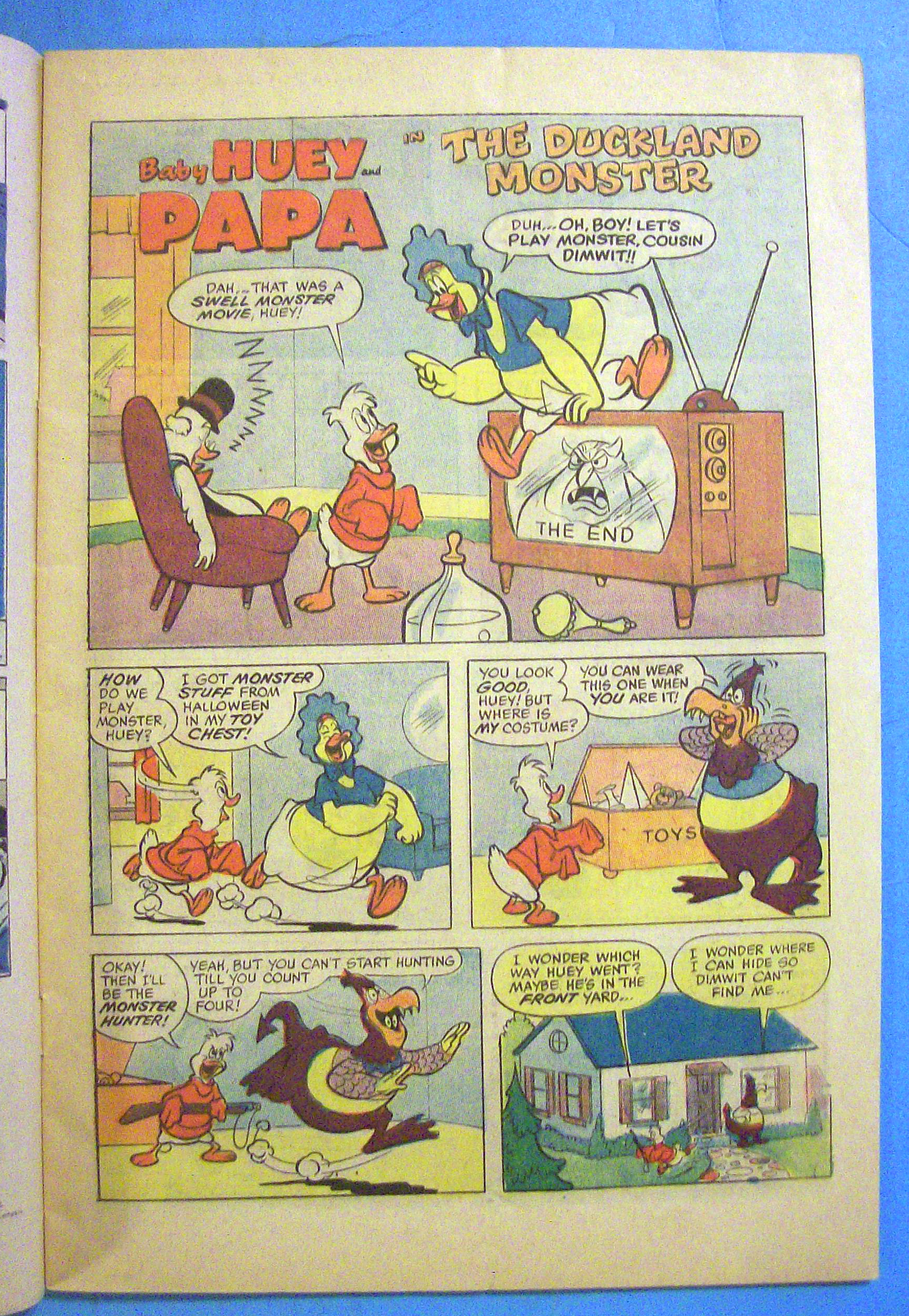 Baby Huey & Papa Comic #25 September 1966