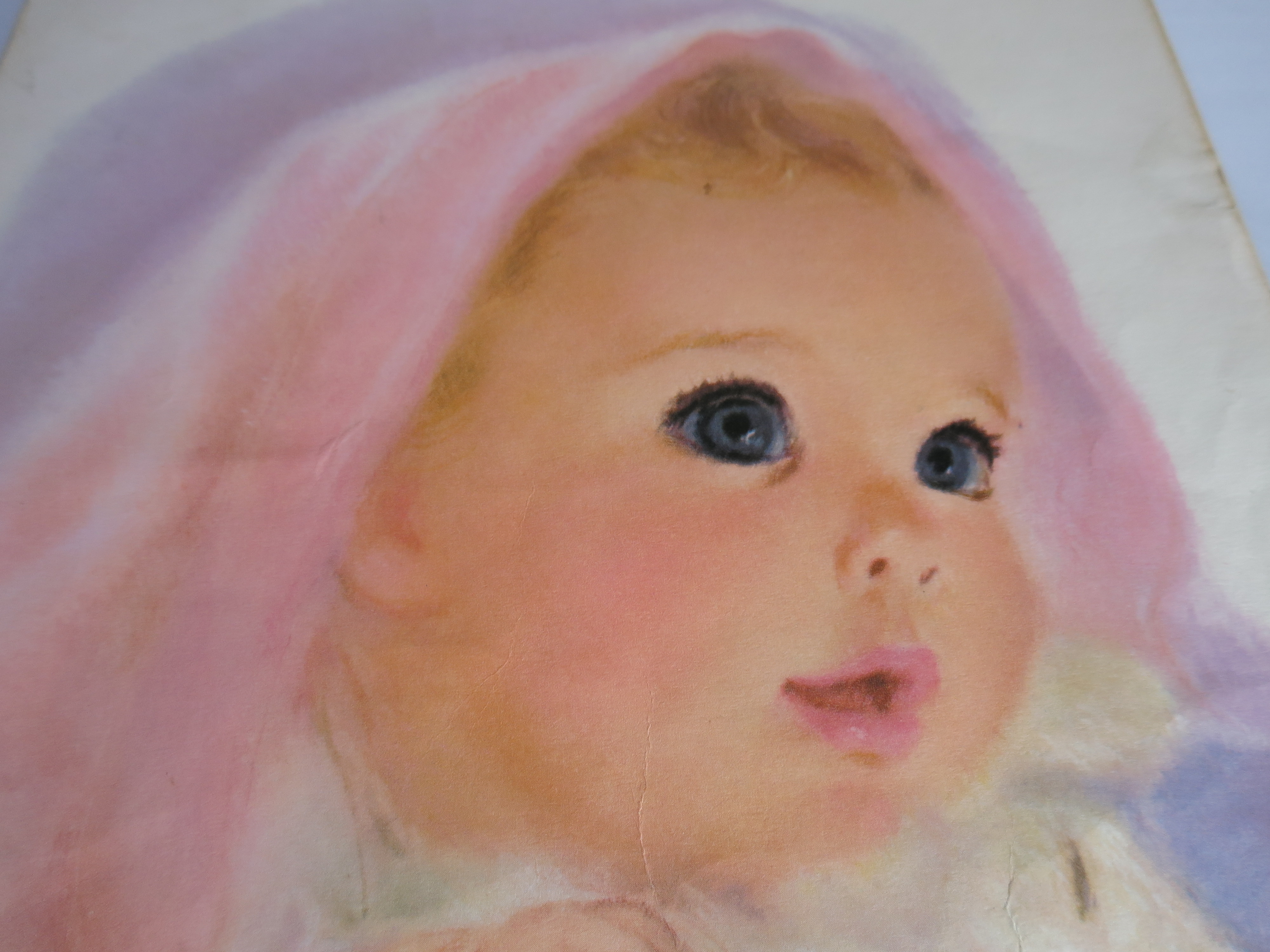 Baby Hook Print Northern Mills Tissue Advertising