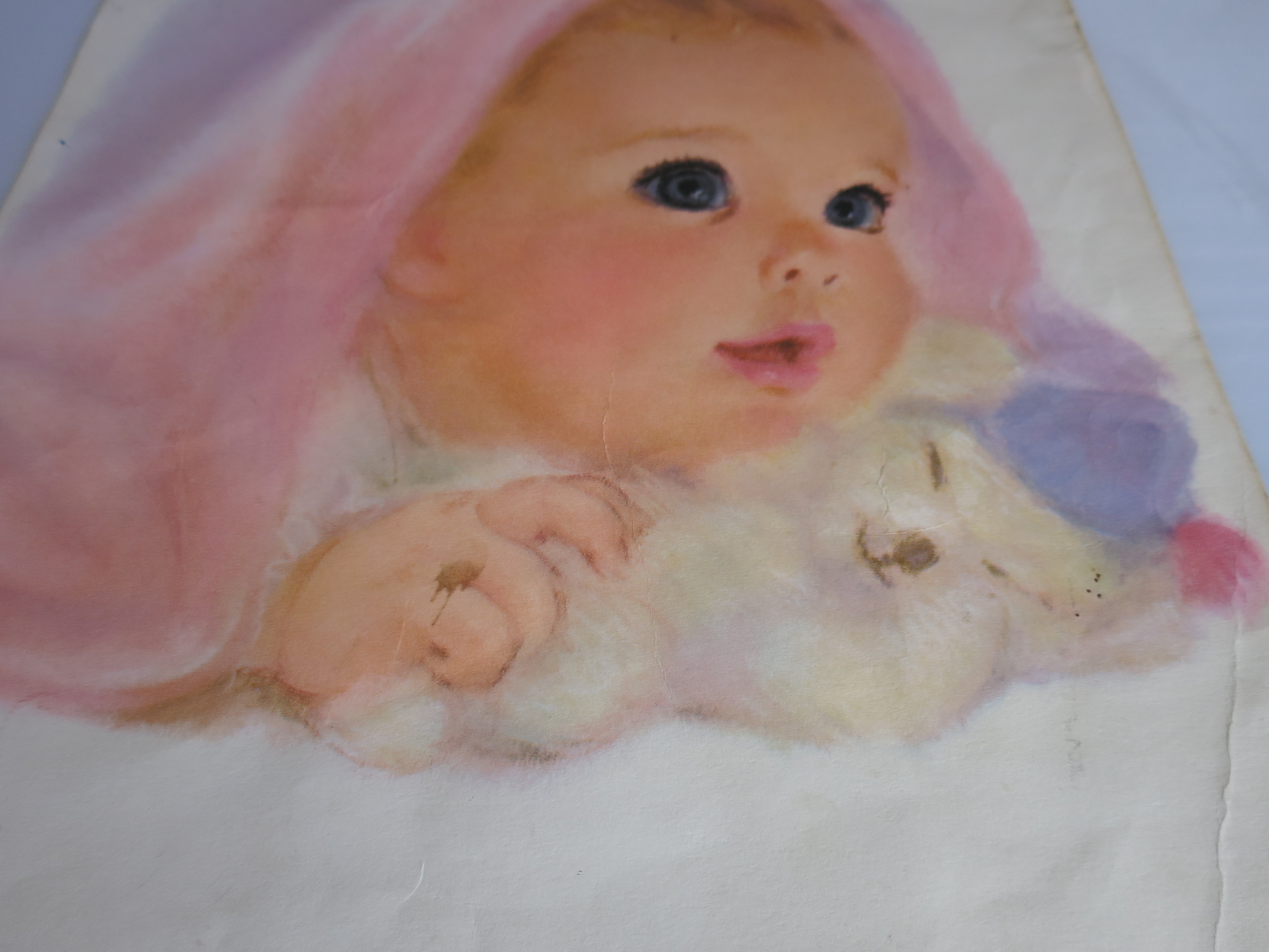 Baby Hook Print Northern Mills Tissue Advertising