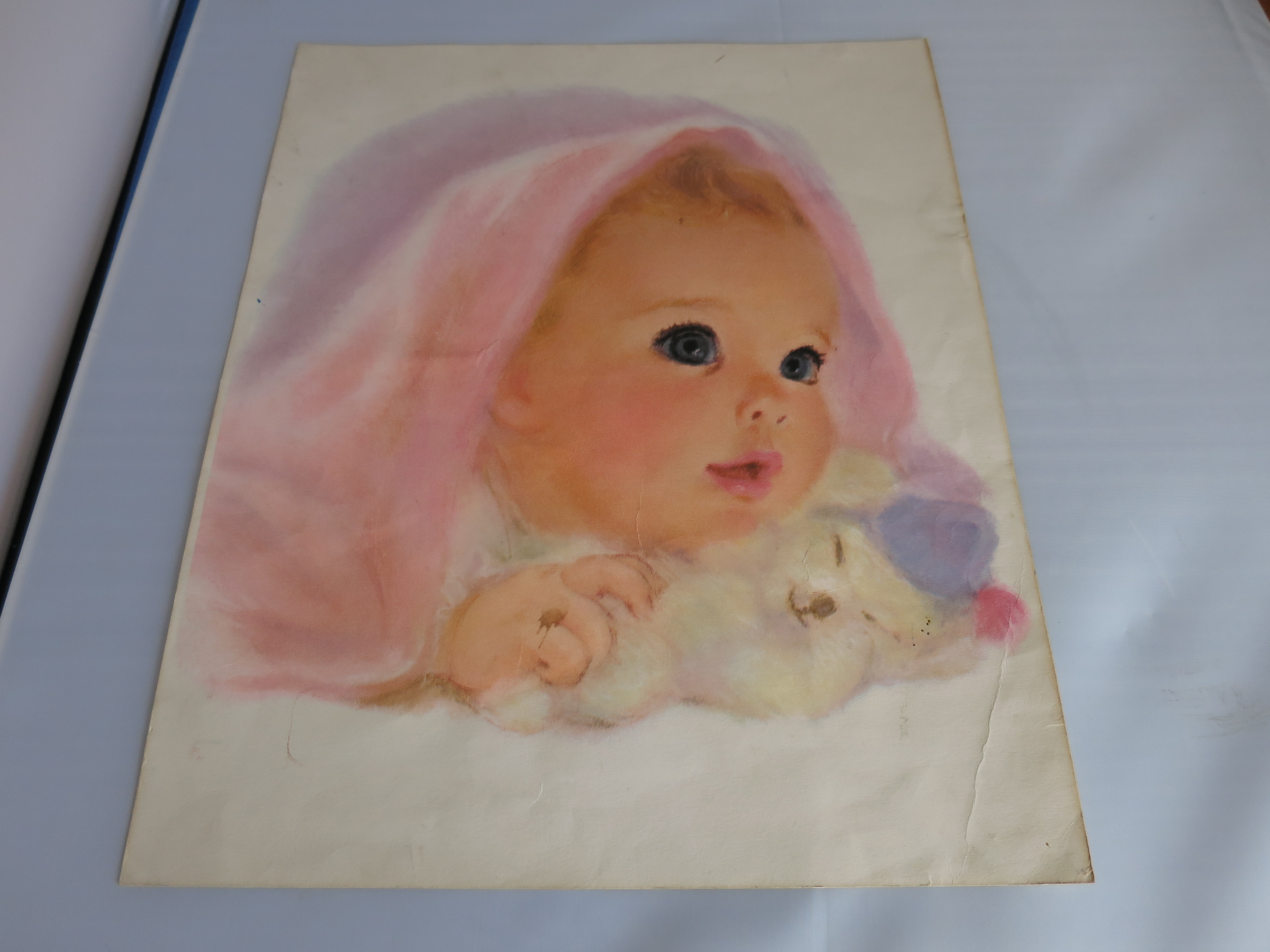 Baby Hook Print Northern Mills Tissue Advertising