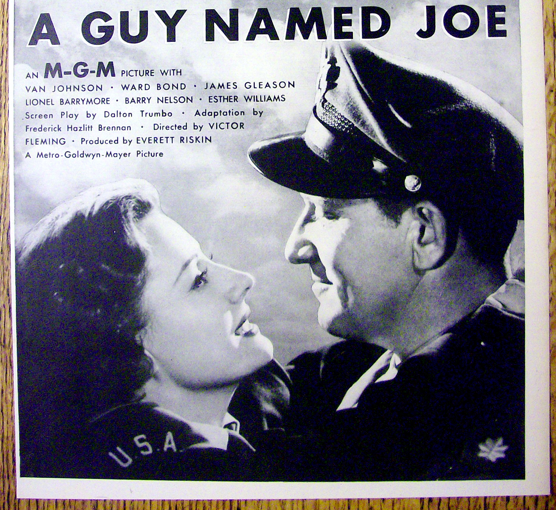 1944 A Guy Named Joe w/Spencer Tracy & Irene Dunne