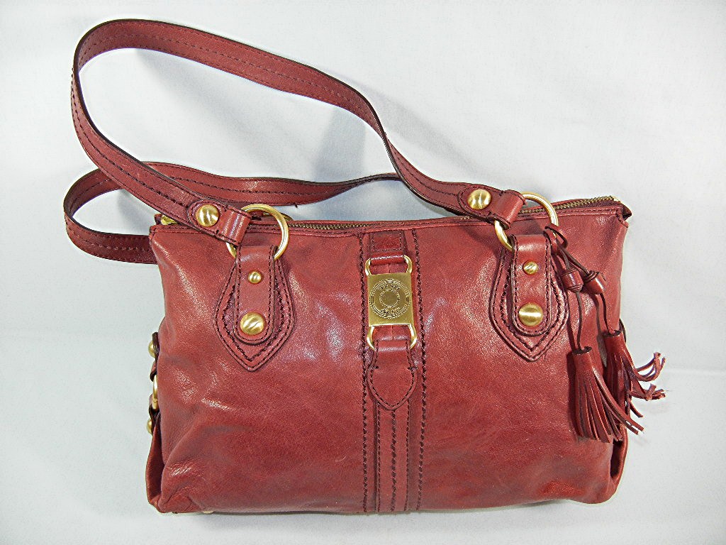 Bag Purse The SAK Satchel Red Leather