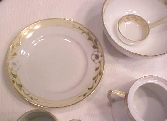 Nippon Hand Painted Creamer Sugar + More
