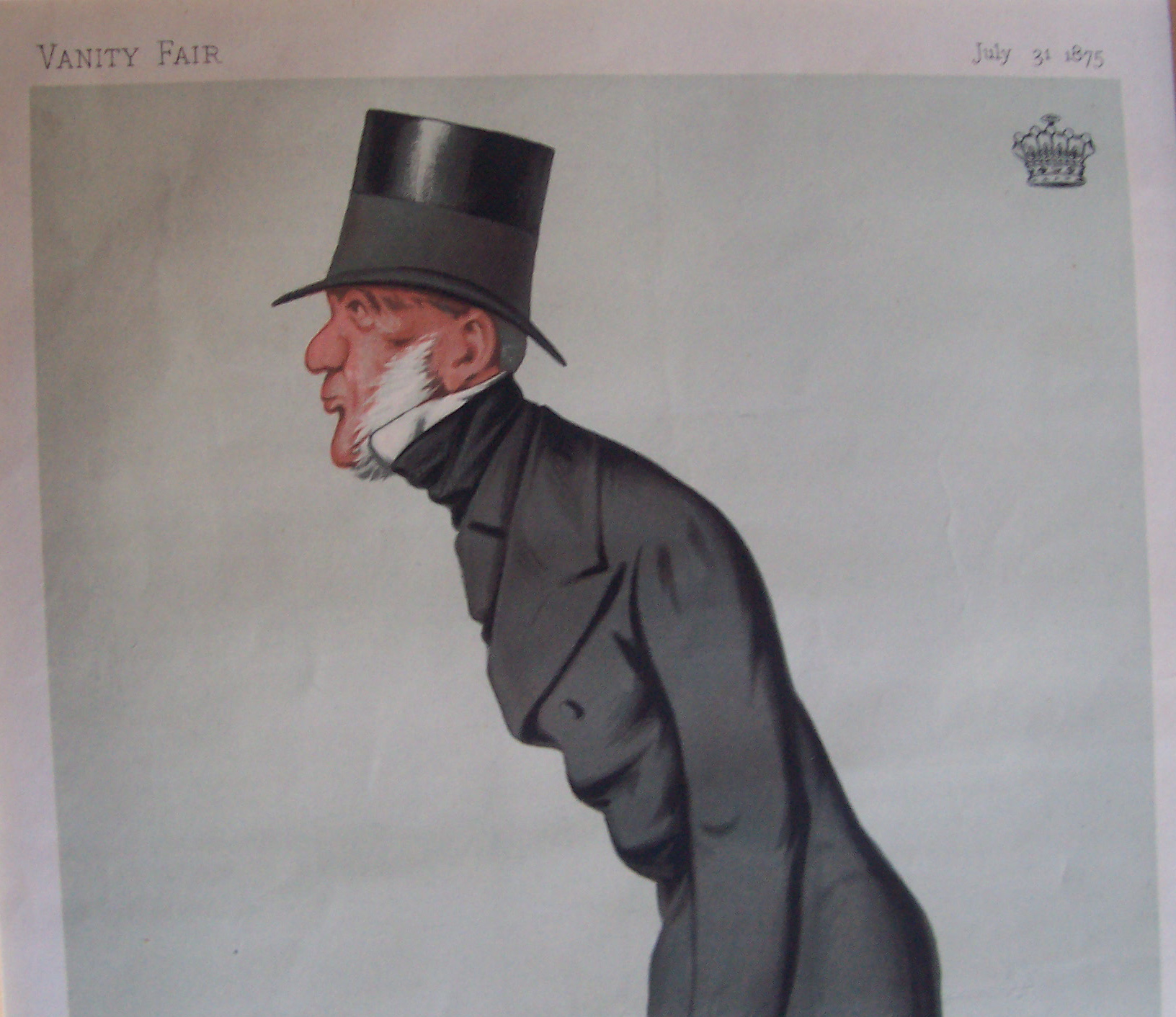 1875 Vanity Fair Ape Print Earl Of Stradbroke