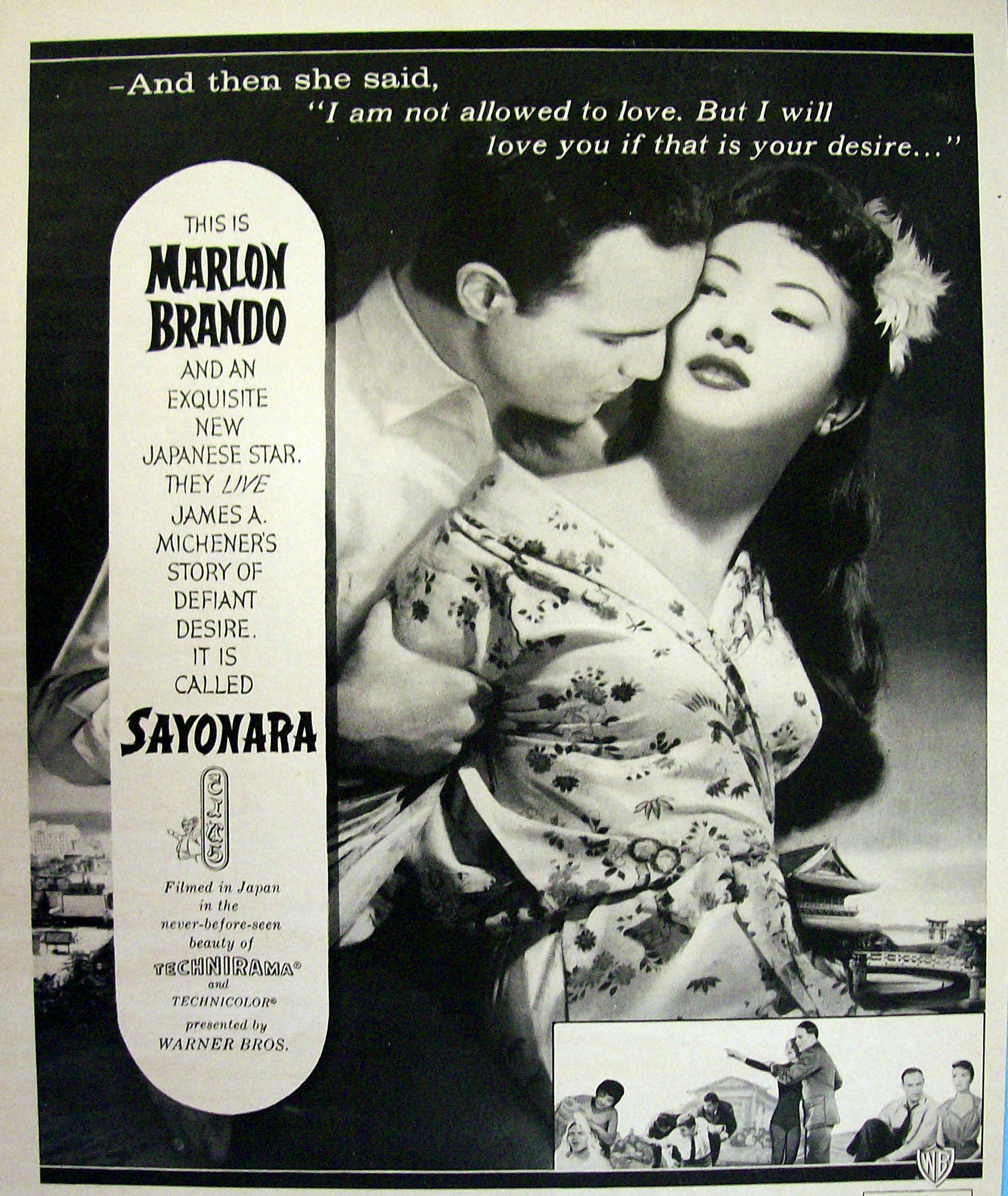 1957 Sayonara w/Japanese Star Milko Taka