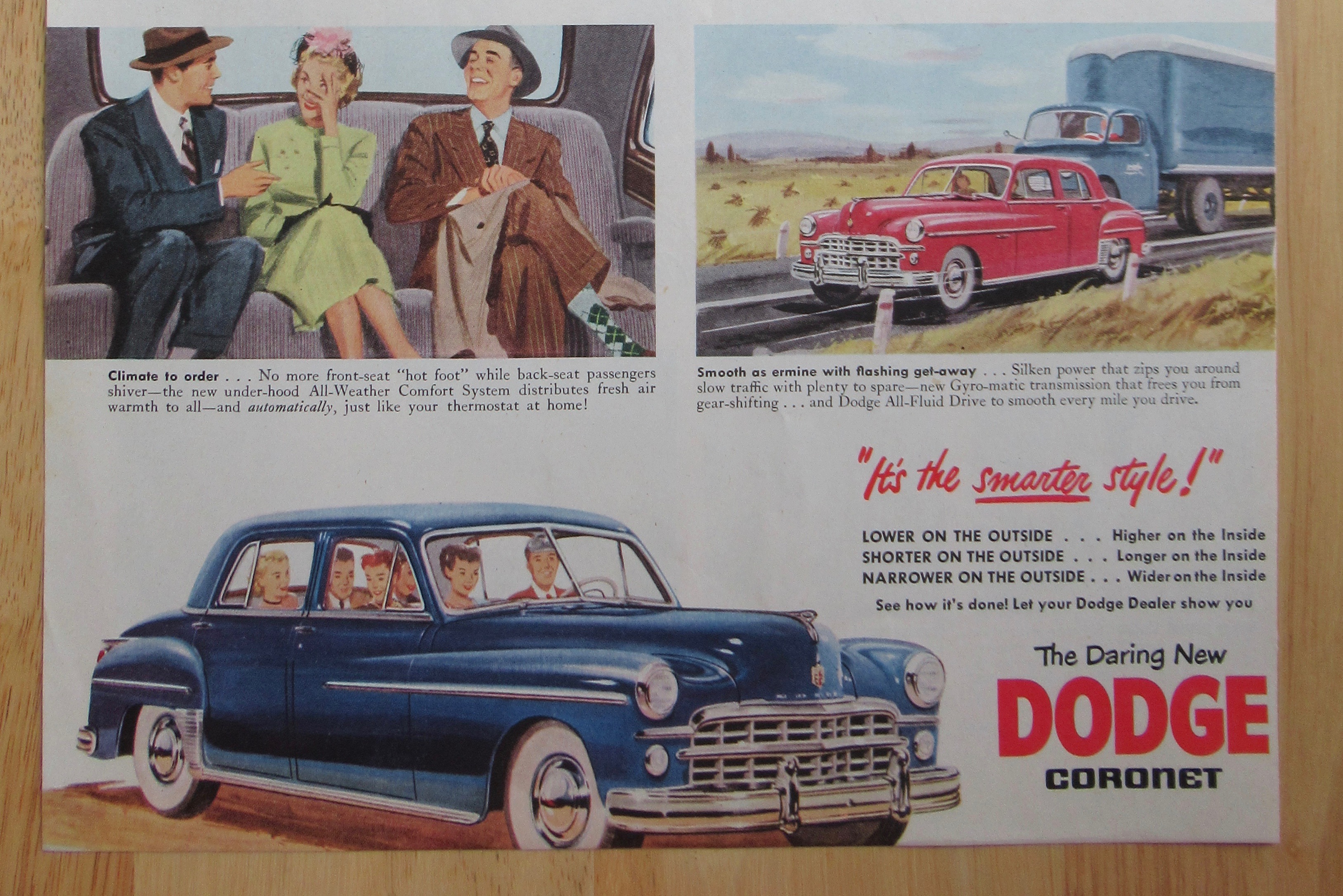 1949 Dodge Coronet with the New Style