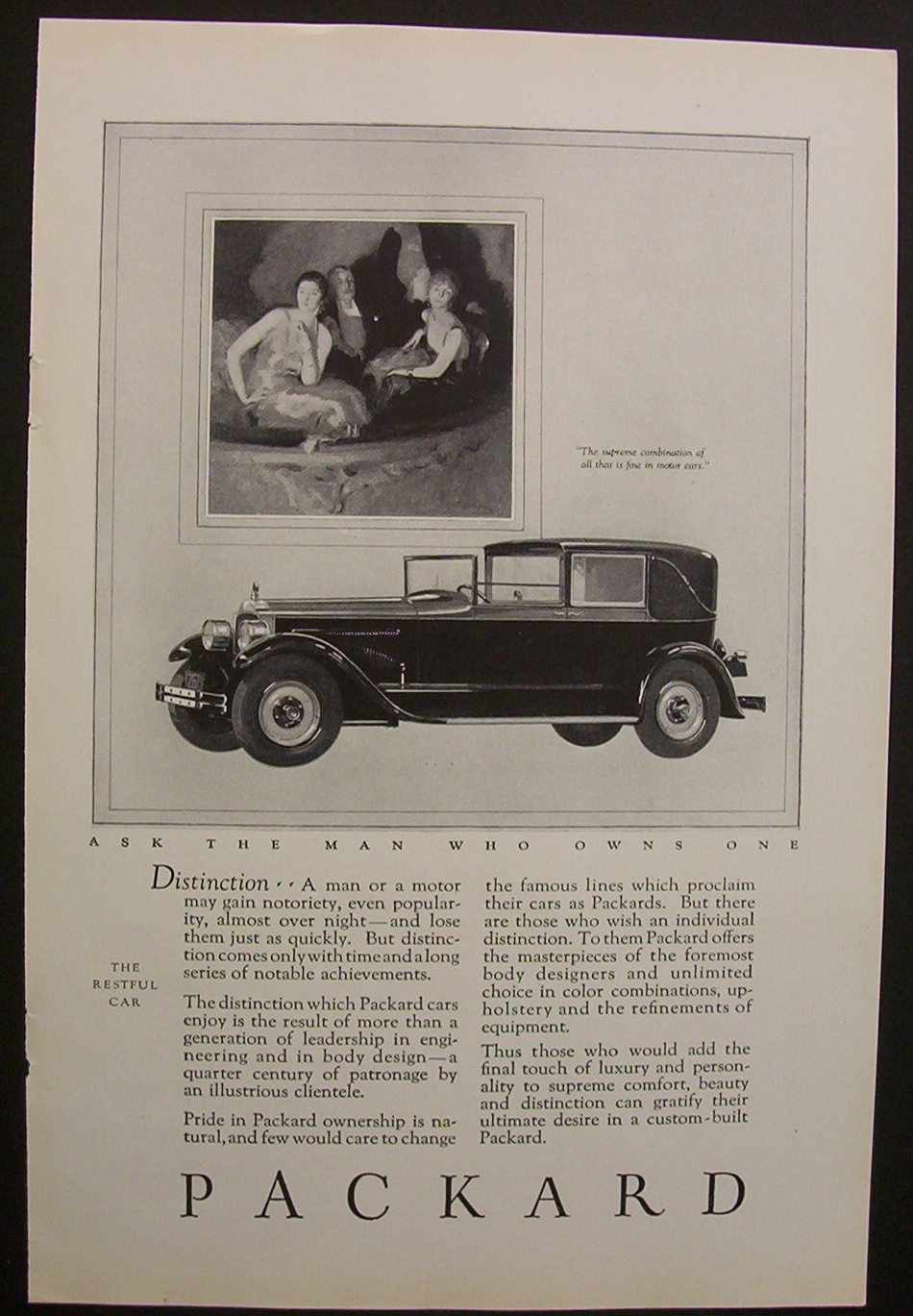 1926 Packard with the Restful Car