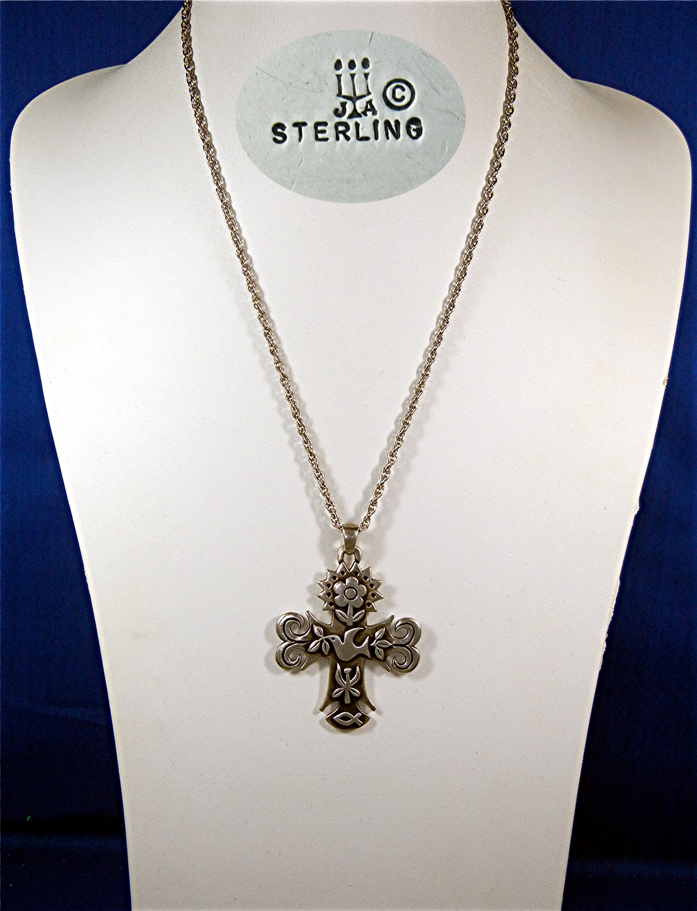 James Avery  Texas La Primavera 2 5/8 inch Cross Retire