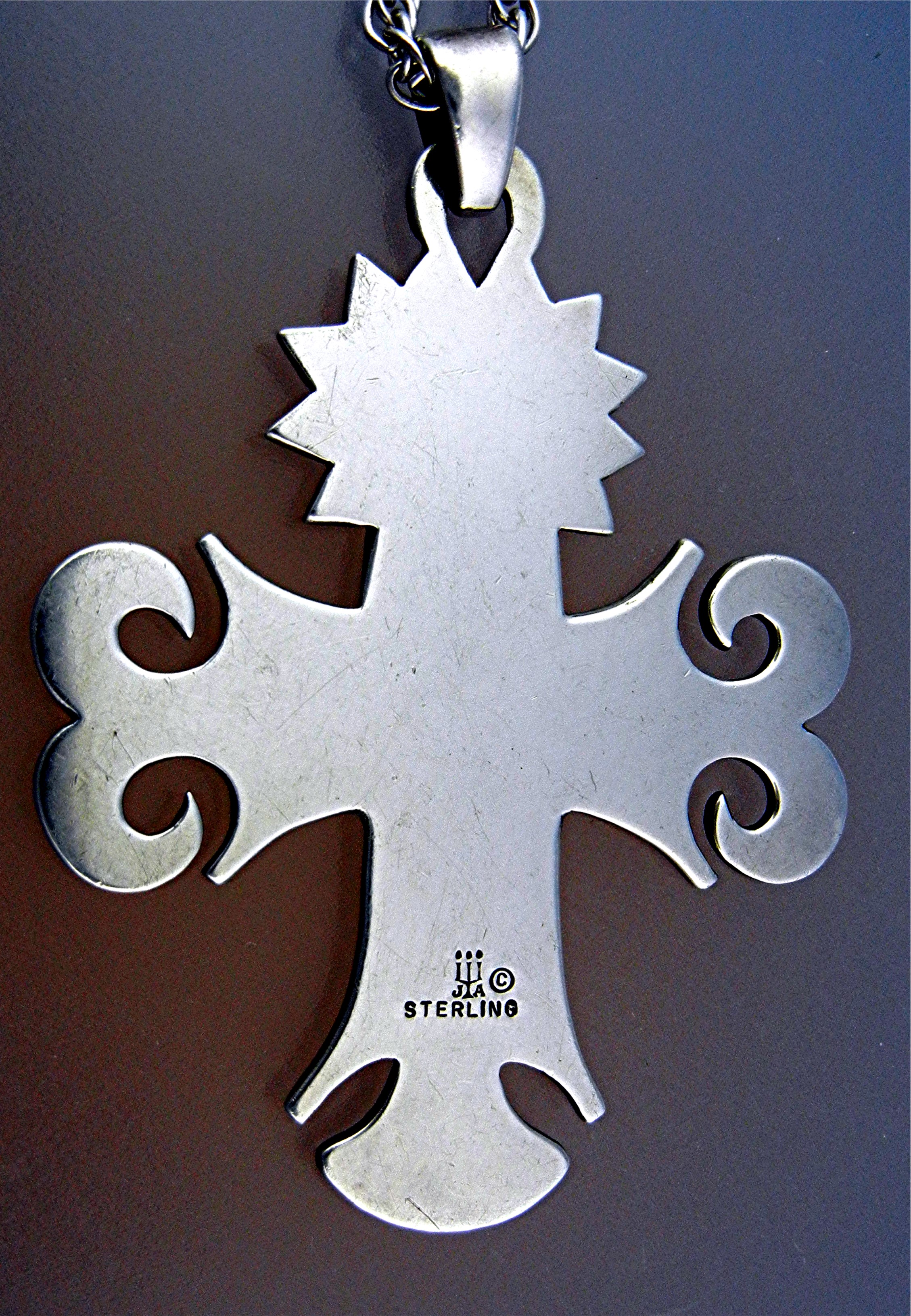 James Avery  Texas La Primavera 2 5/8 inch Cross Retire