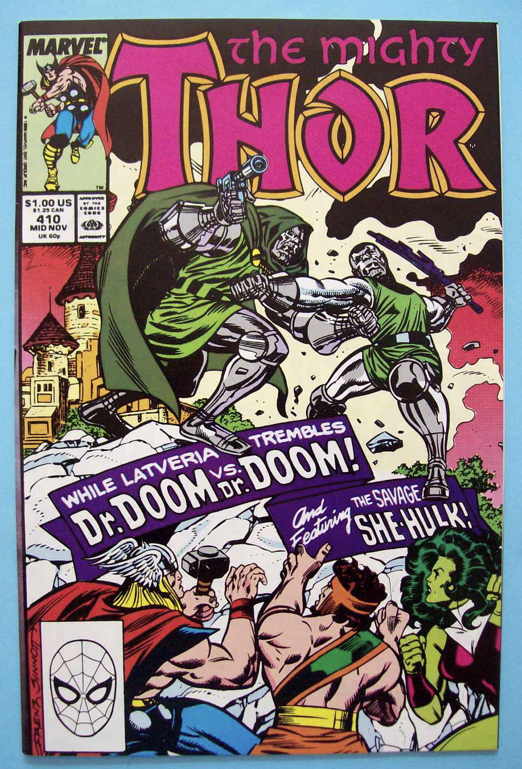 Mighty Thor Comics - Mid Nov 1989 - Two Dooms