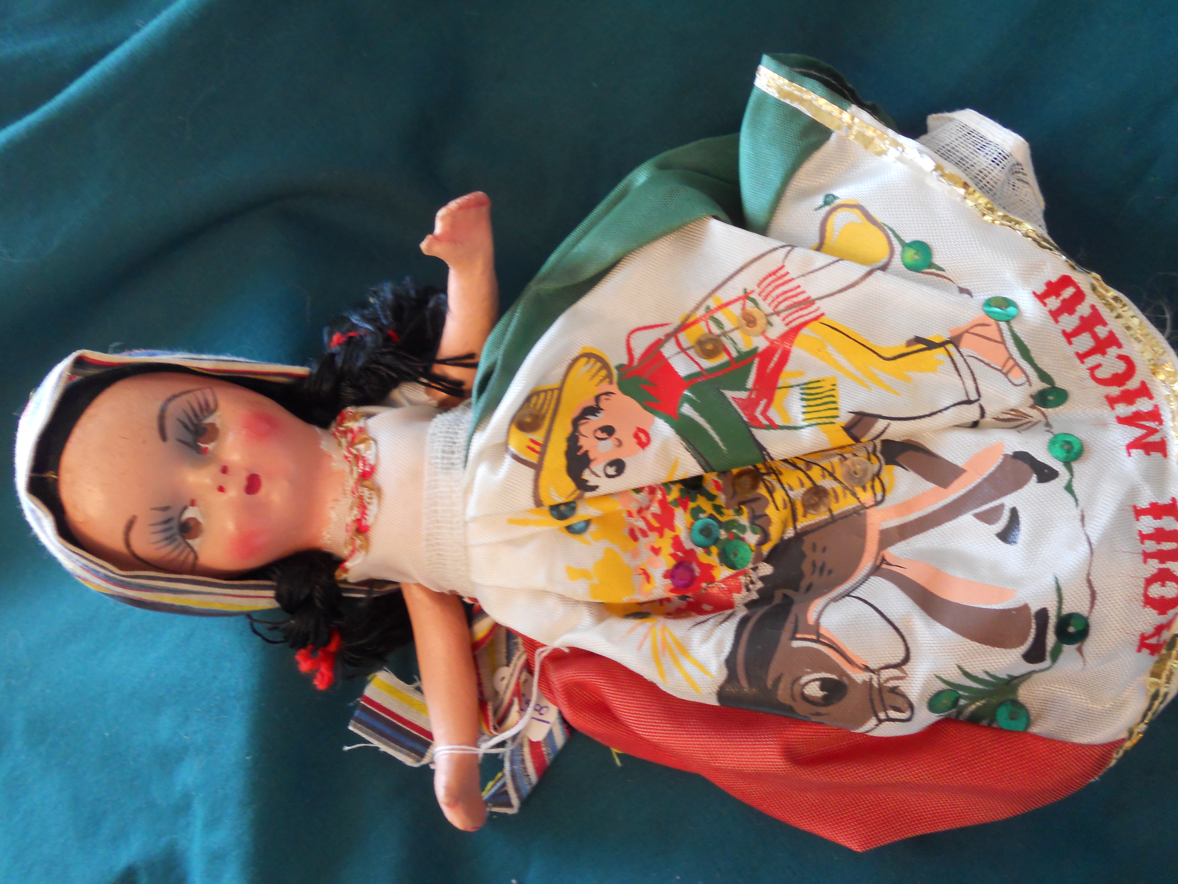 Composition Doll Spanish Dress Aqui Michu MIB