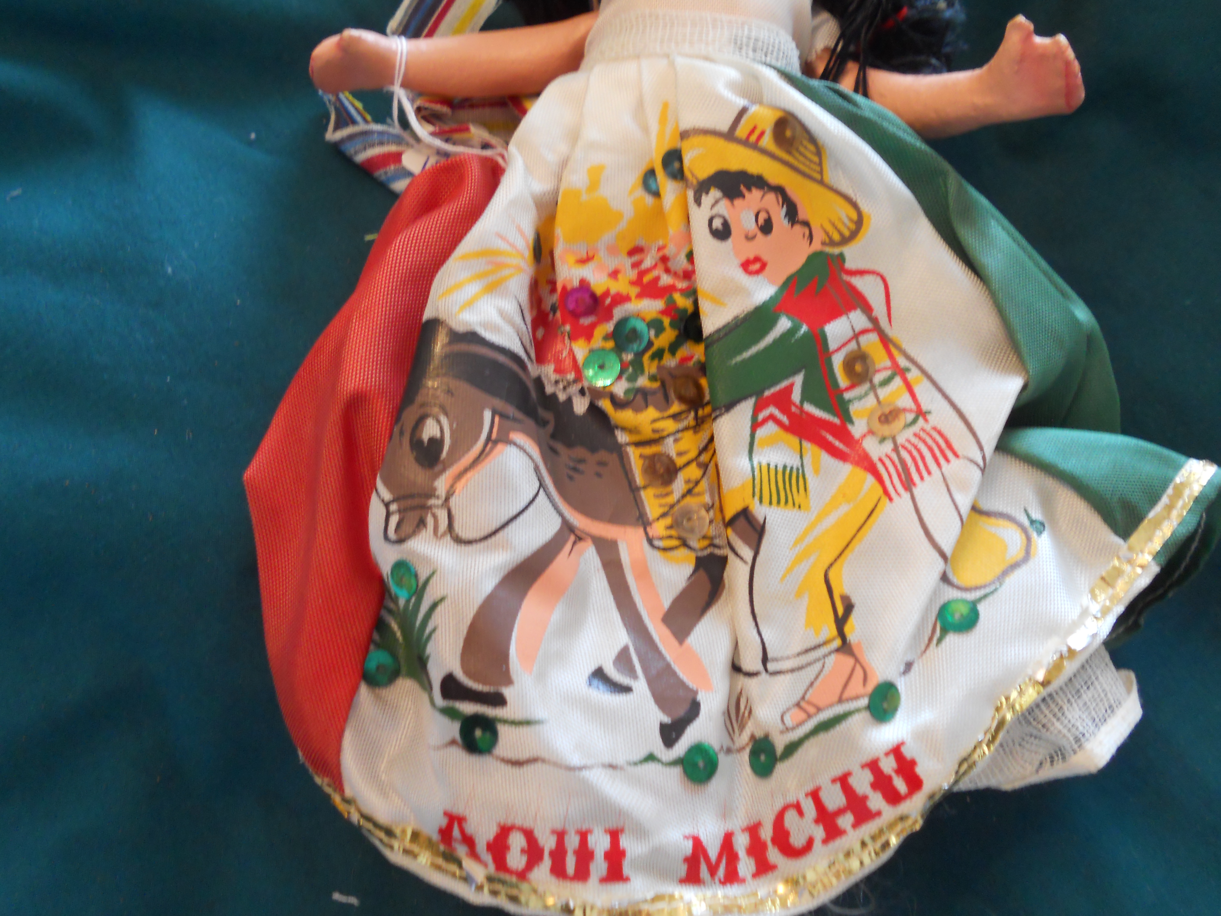 Composition Doll Spanish Dress Aqui Michu MIB