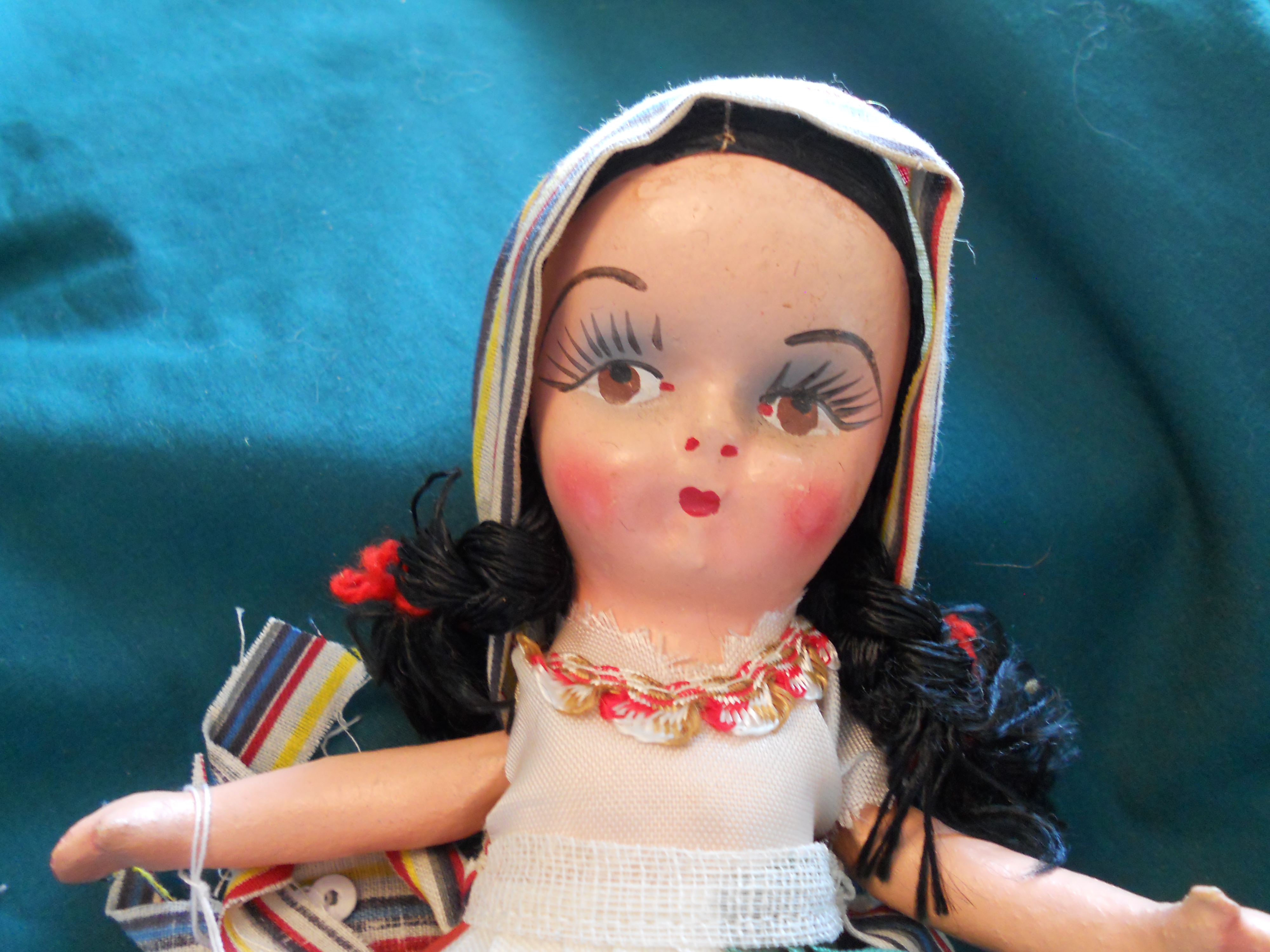Composition Doll Spanish Dress Aqui Michu MIB