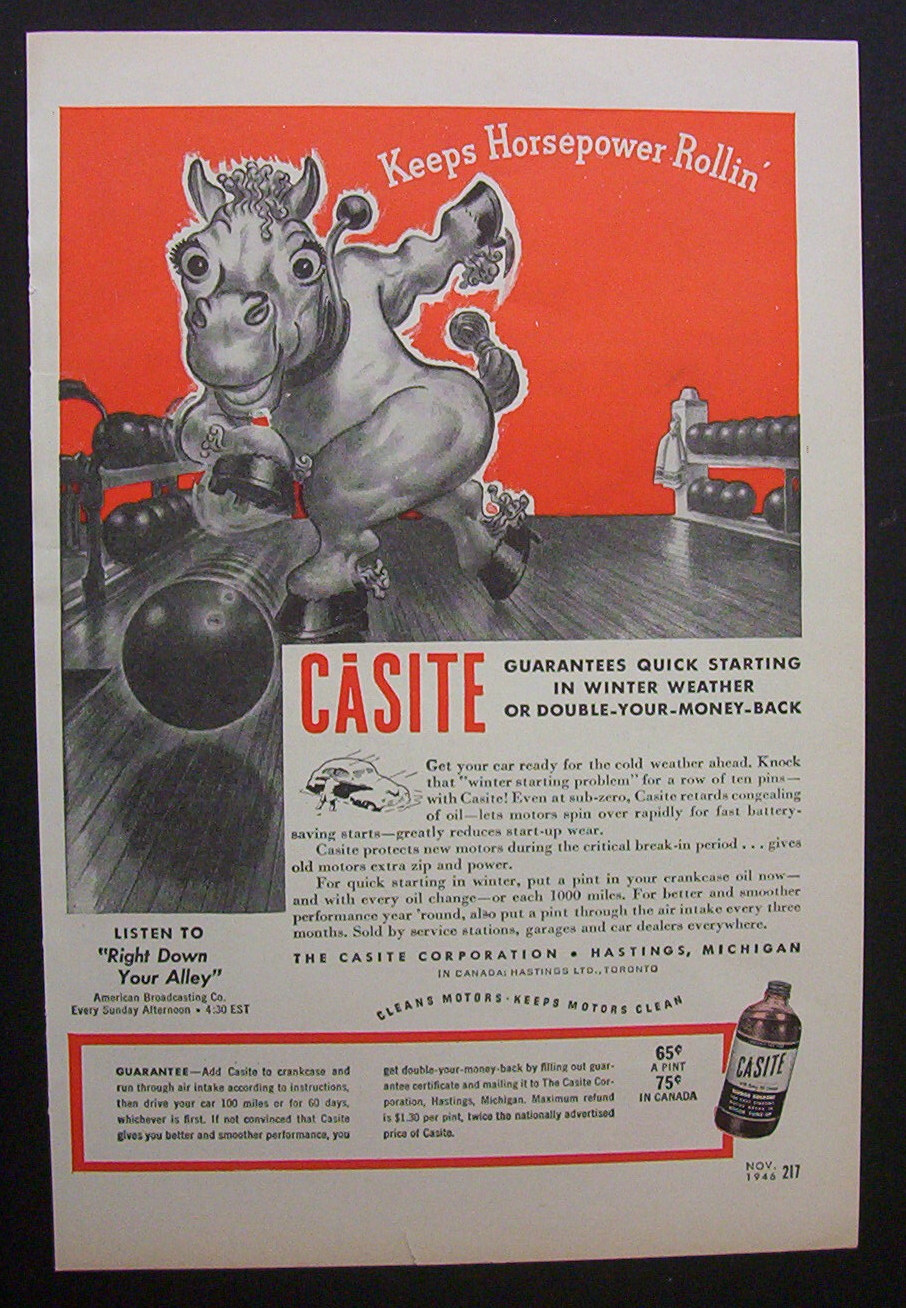 1946 Casite Sludge Solvent