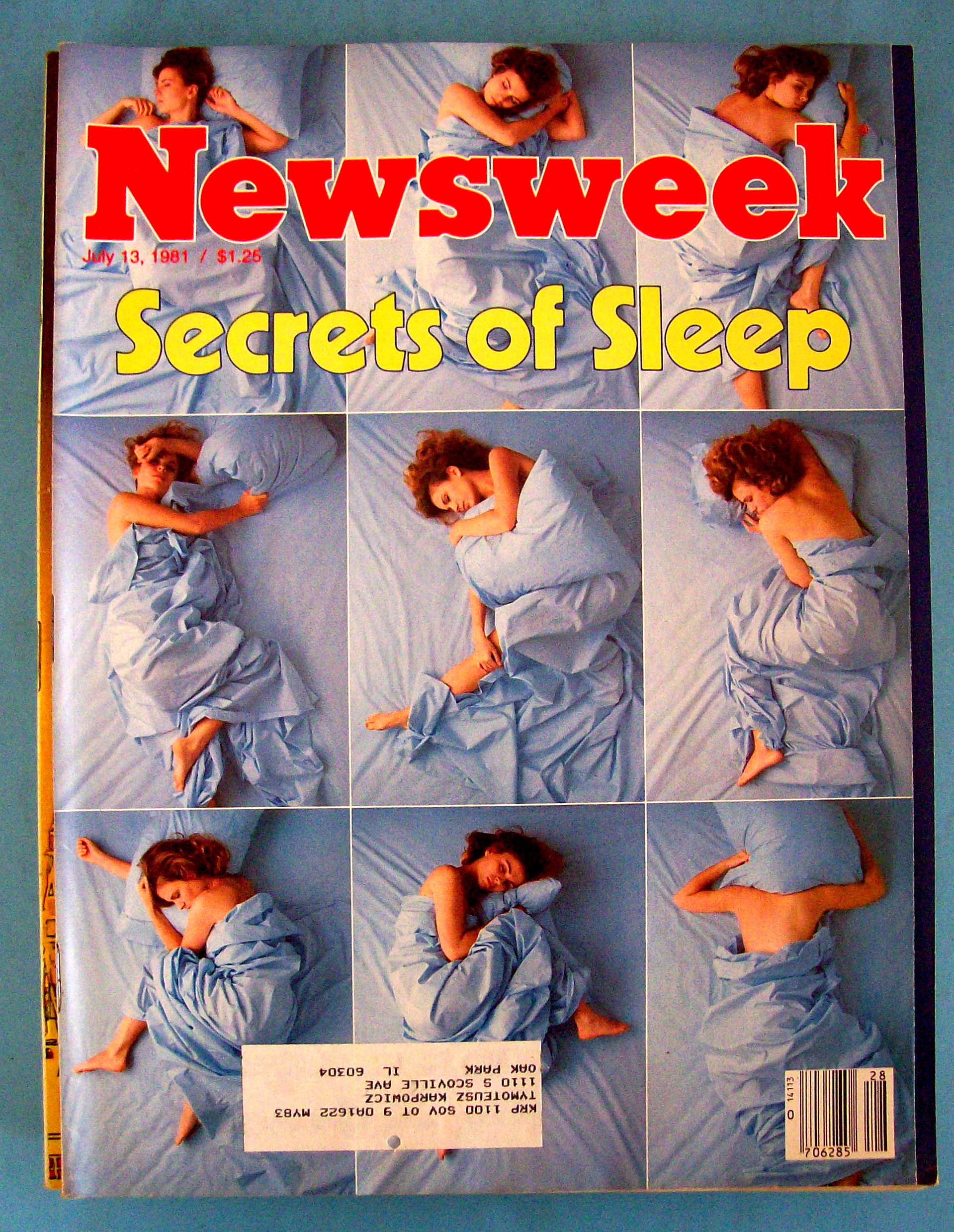 Newsweek Magazine - July 13, 1981 - Secrets Of Sleep