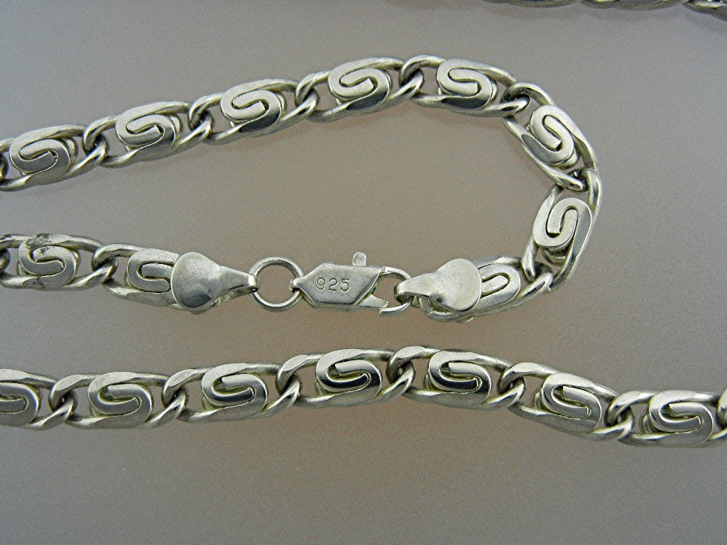 Necklace Vintage Ornate  Sterling Silver