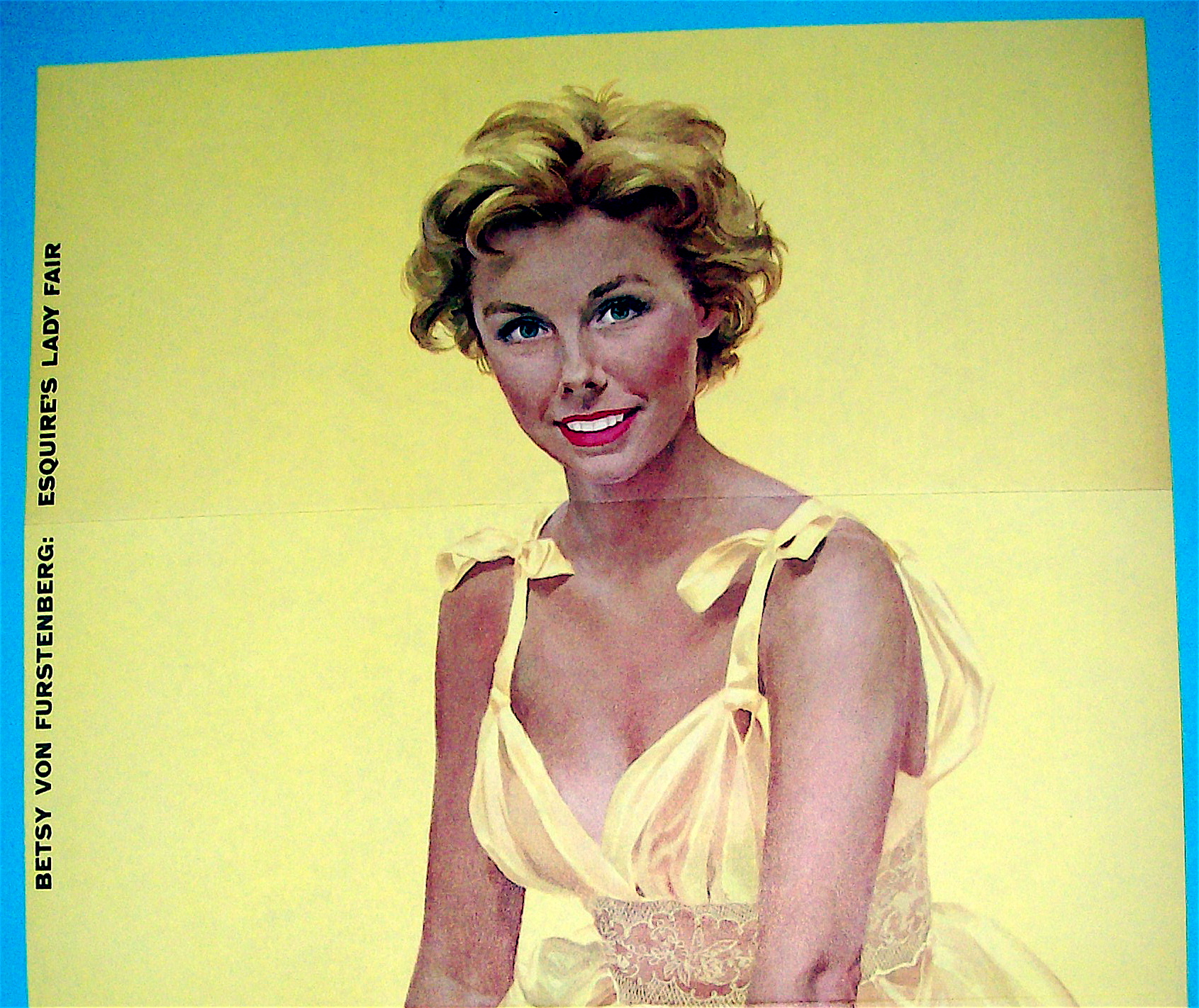 Esquire Pin Up Girl 1955 Betsy Von Furstenberg